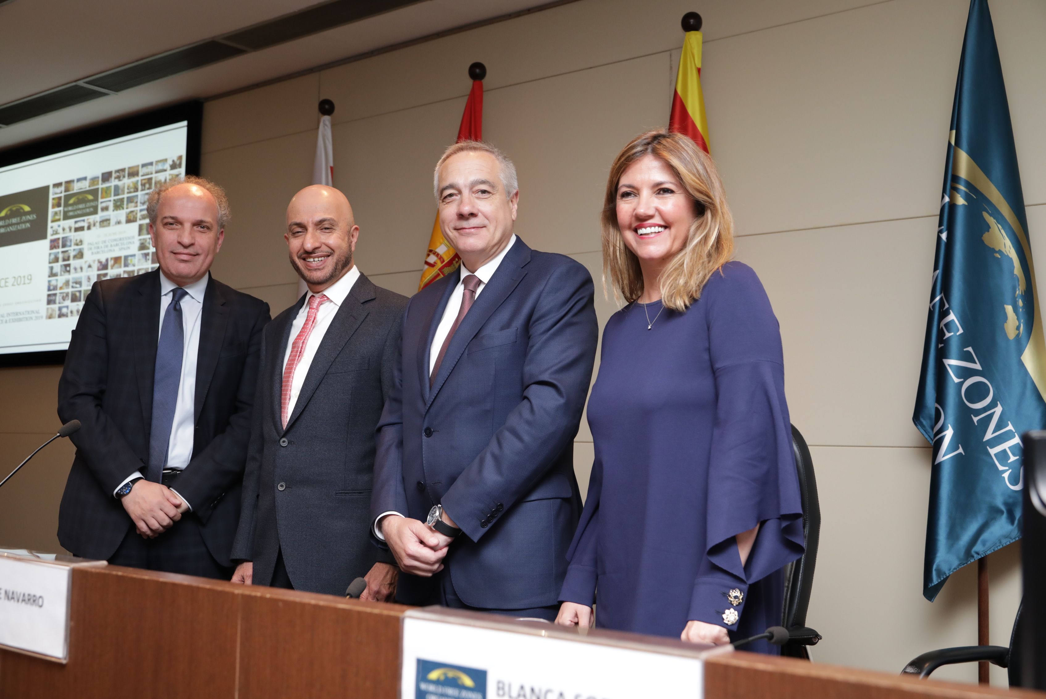 Presentació del Congrés Mundial de les Zones Franques, que se celebra enguany a Barcelona | Cedida