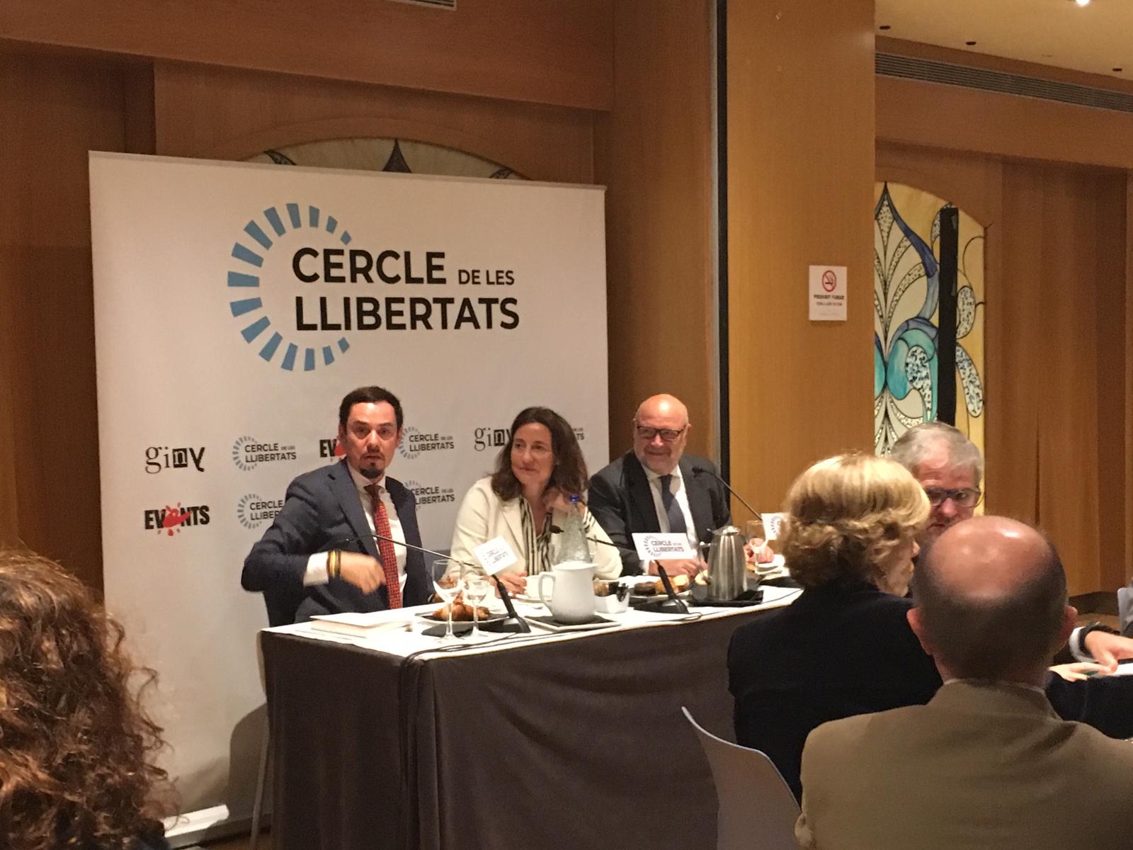 Mercè Conesa protagoniza un almuerzo del Círculo de las Libertades | MEM