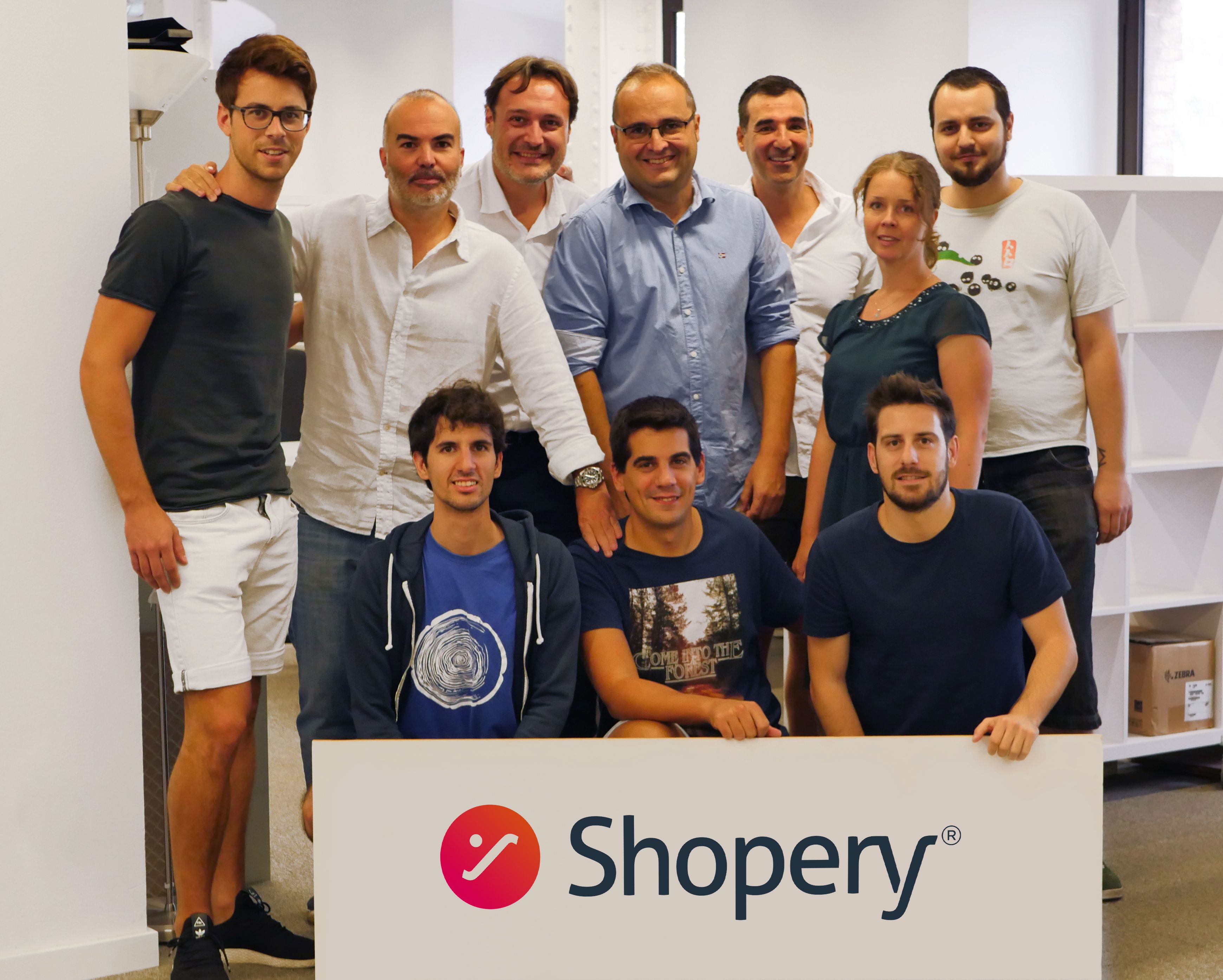 La plantilla de Shopery, la startup que ajuda a les pimes a crear el seu 'marketplace' | Cedida