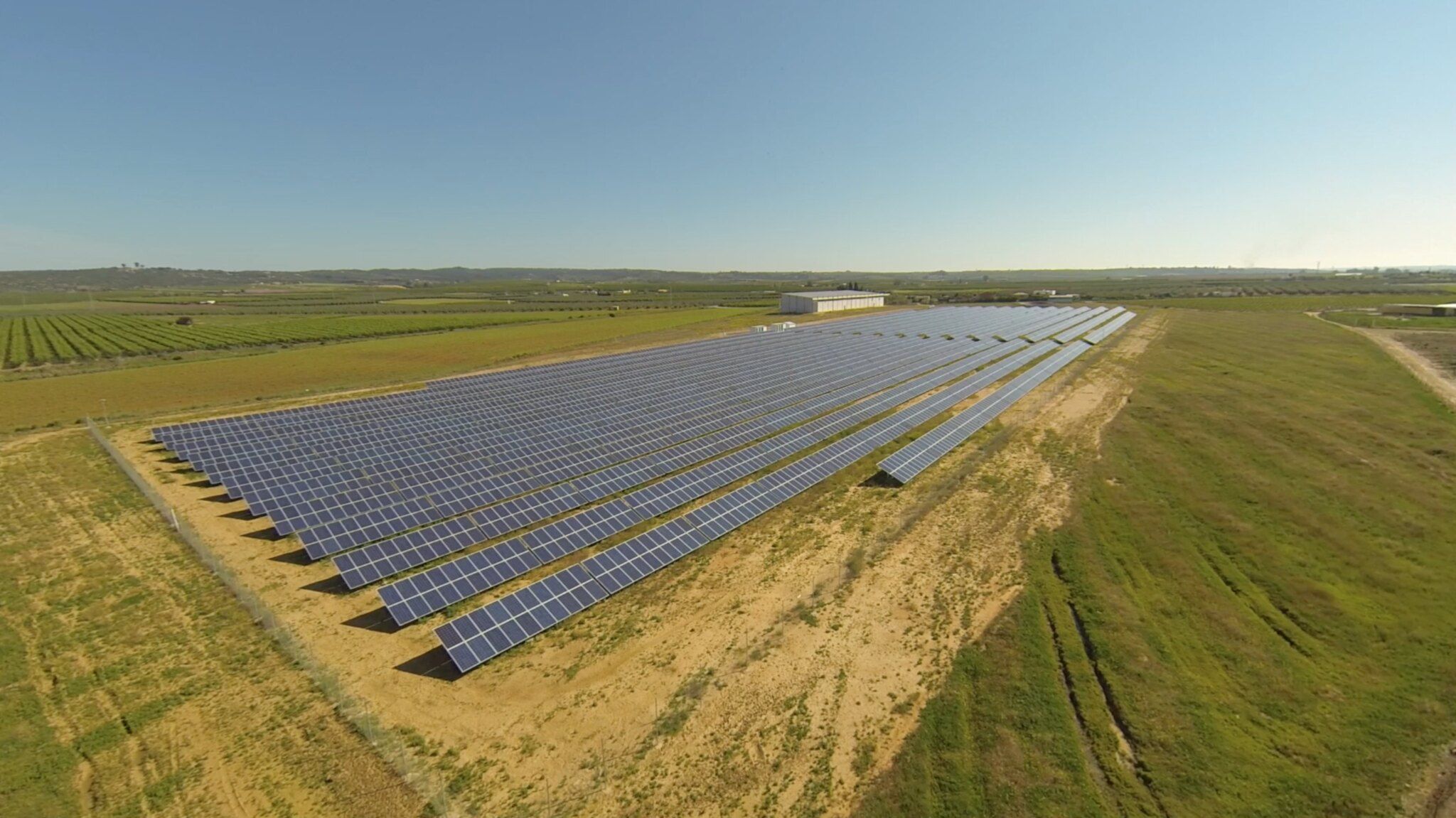 La planta solar de Somos Energía a Alcolea del Río, en Sevilla | Cedida