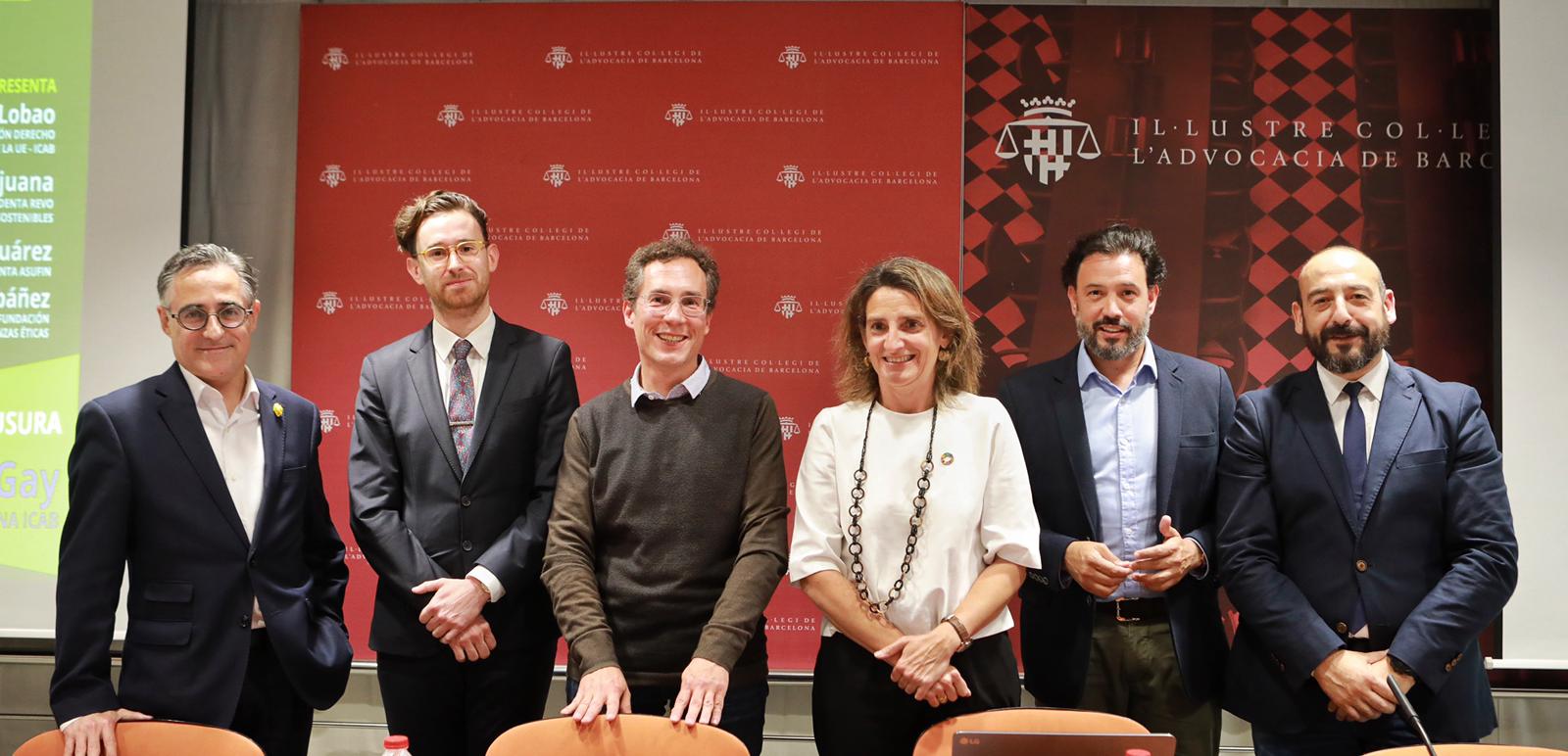 Els partits polítics debaten sobre la transició ecològica al Col·legi de l'Advocacia de Catalunya | Cedida