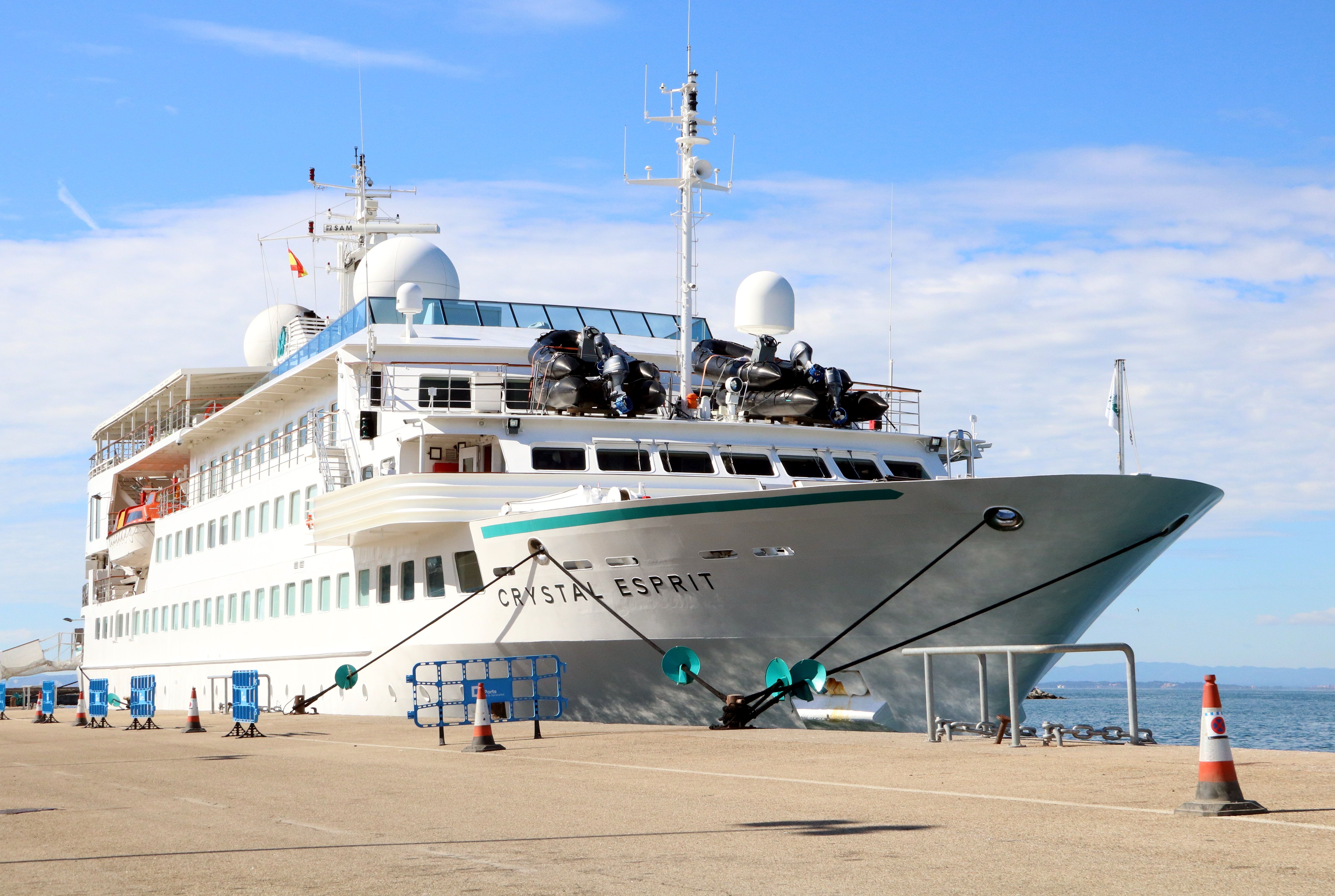 El creuer que ha arribat al port de Roses aquest 20 de maig del 2019 | ACN