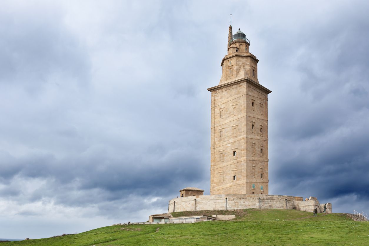 La torre de Hèrcules en La Coruña