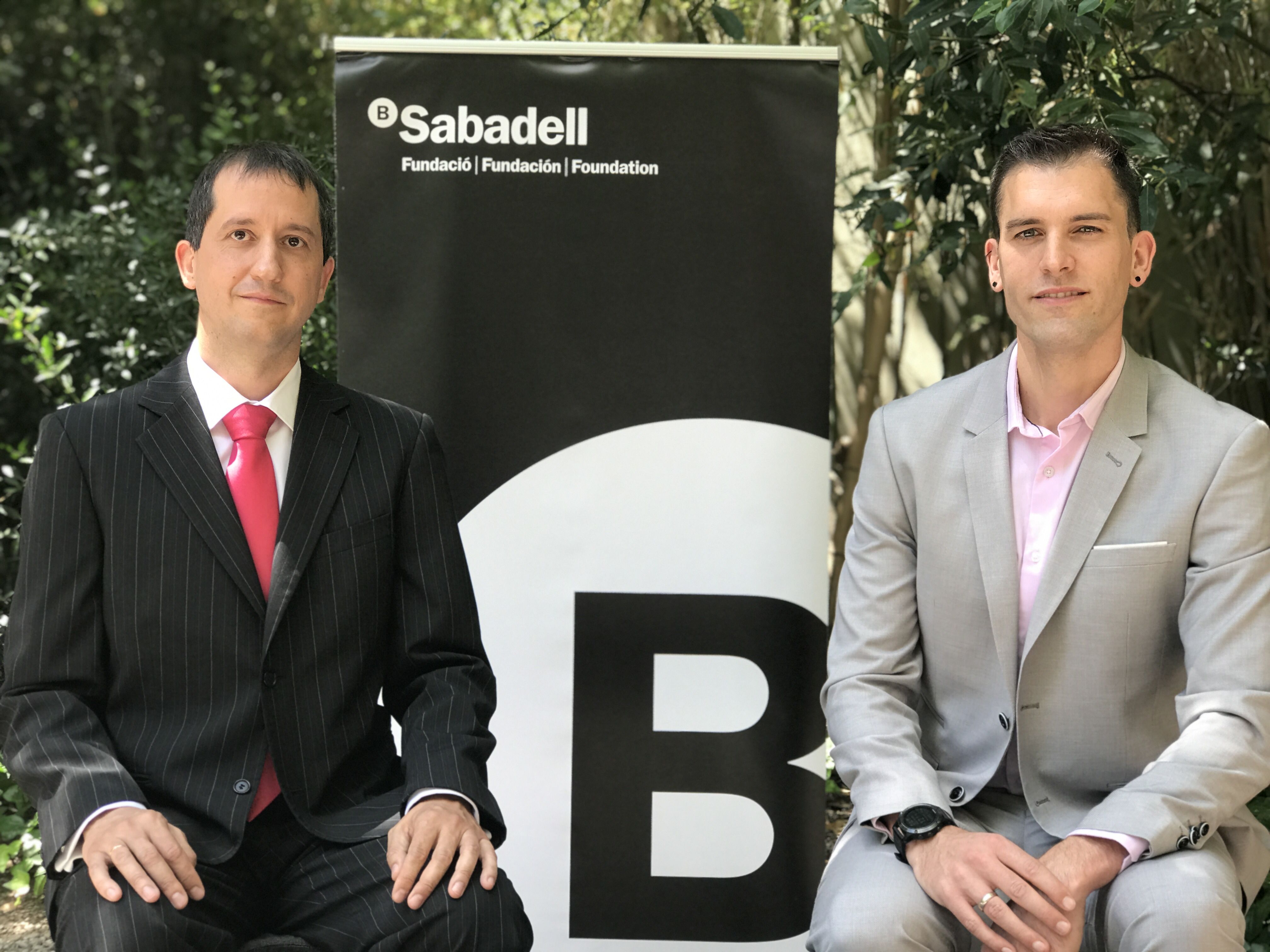 David Pérez y Arkaitz Carracedo son los premiados de la Fundació Banco Sabadell. | Cedida