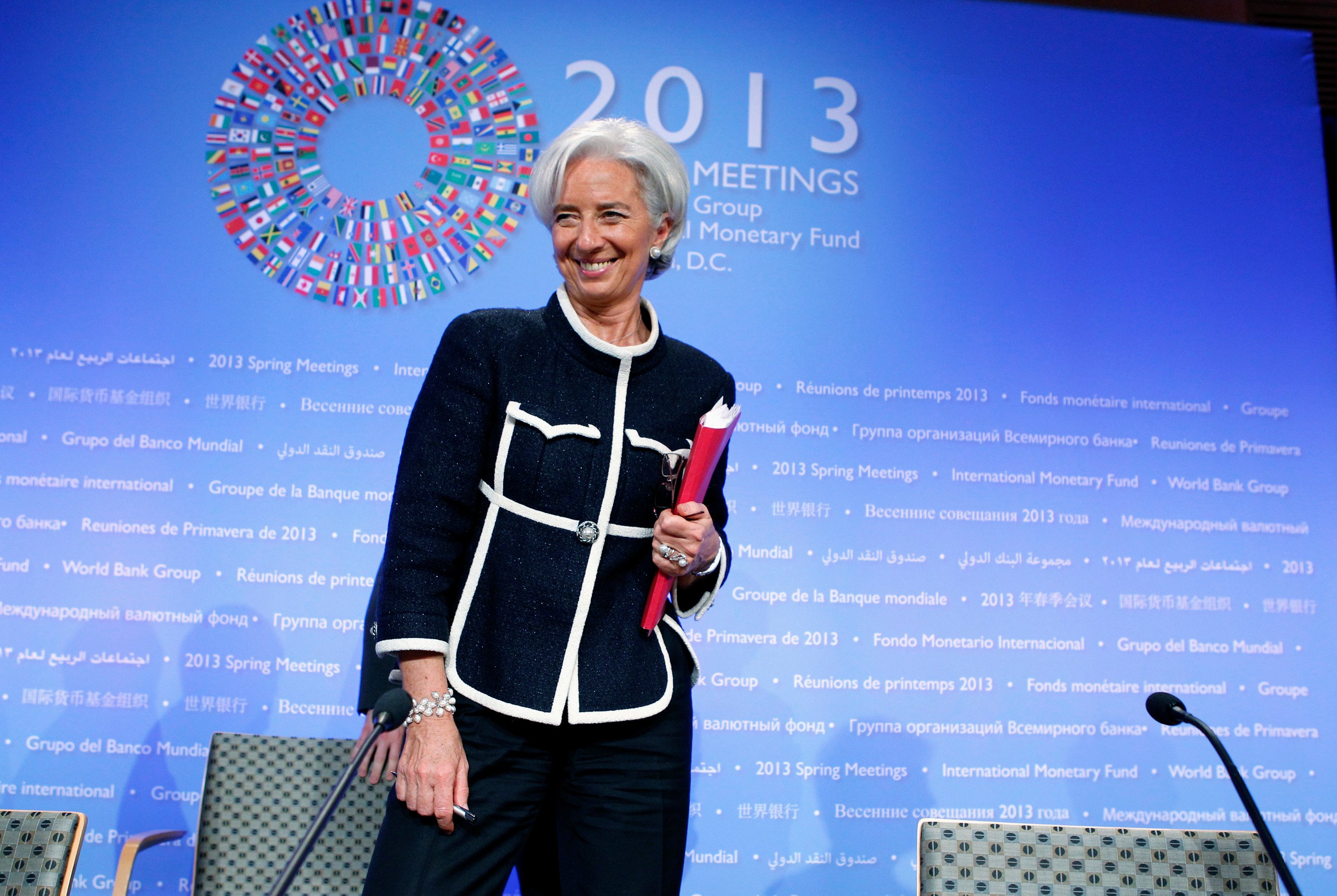 La presidenta de l'FMI, Christine Lagarde