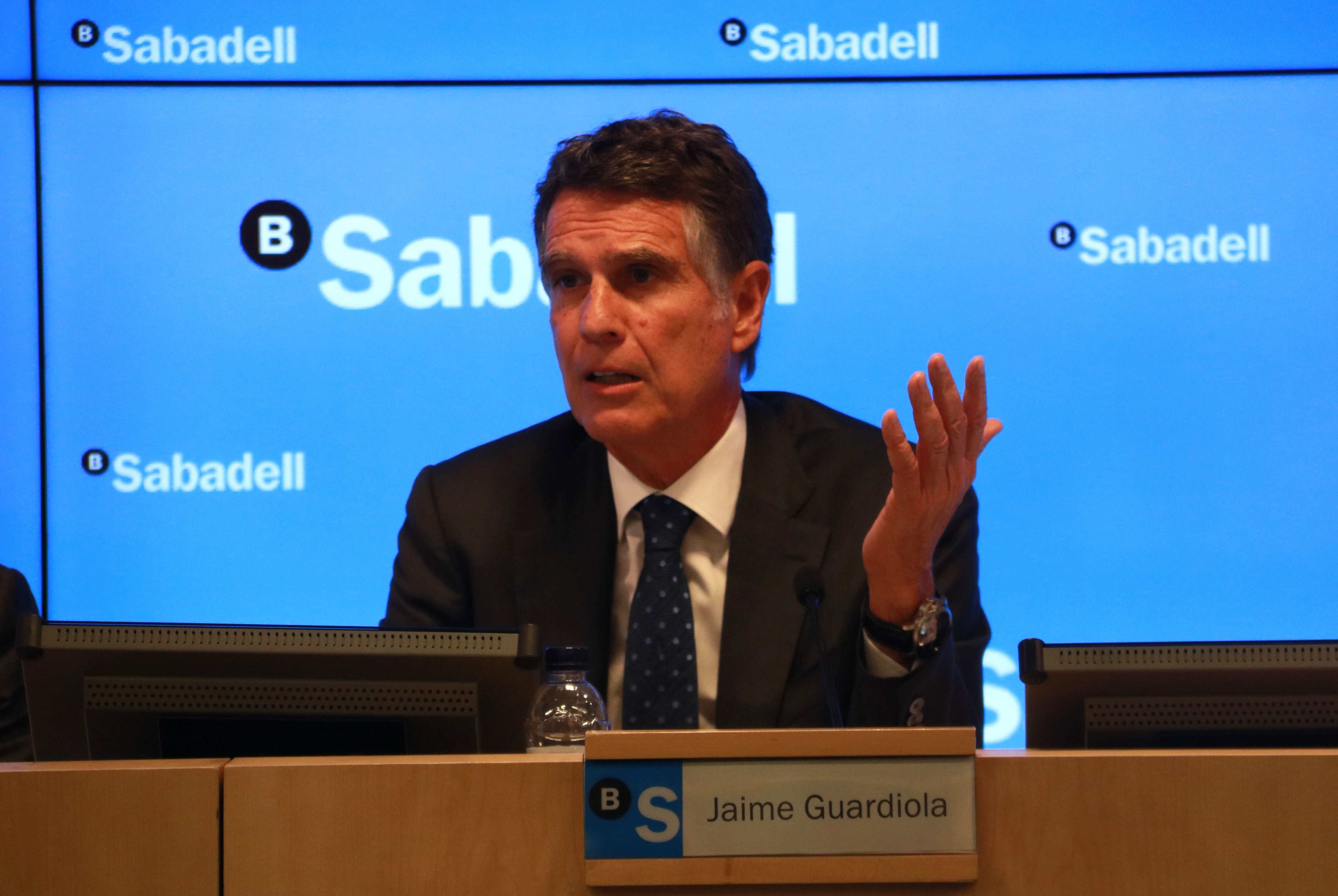 Jaume Guardiola, conseller delegat del Banc Sabadell. | ACN