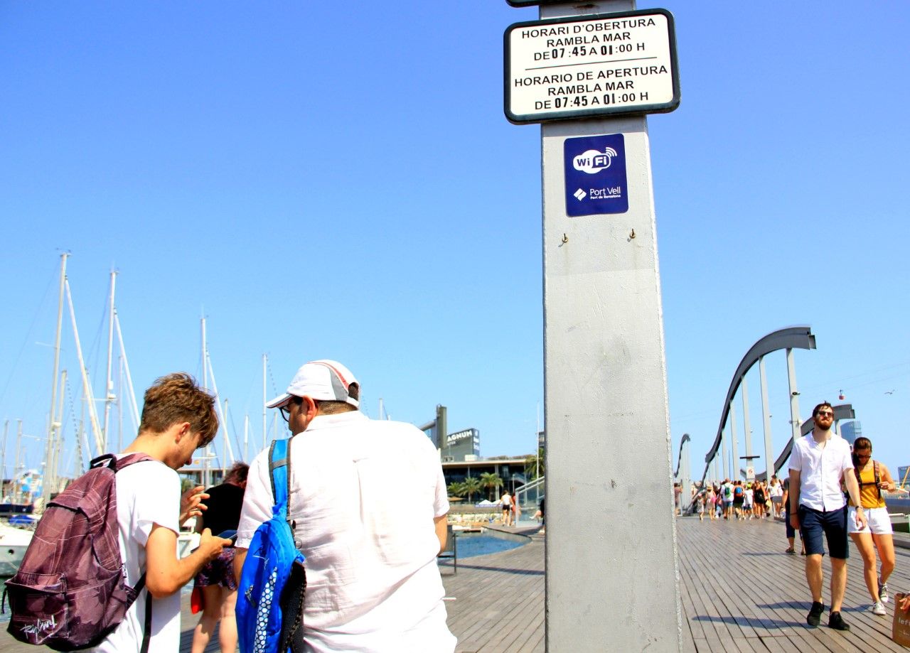 El Puerto de Barcelona despliega una red de wifi gratuito al Puerto Viejo | Cedida