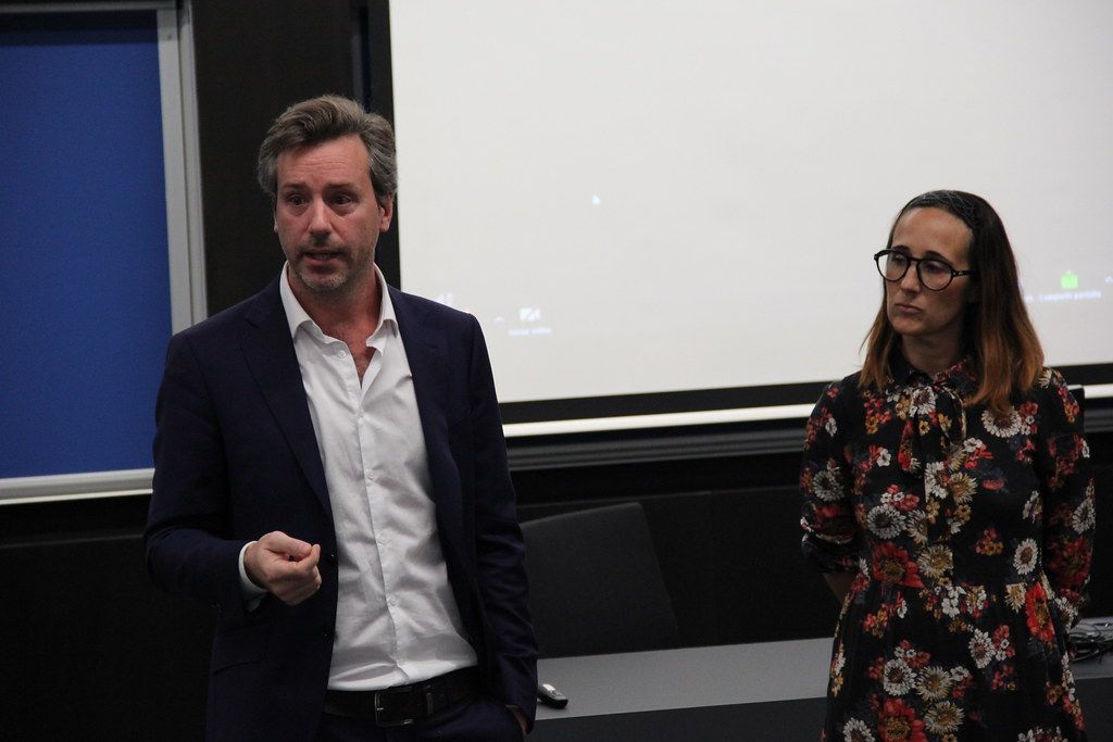 Hernán Camps y Anna Guasch en un Elevator Pitch | Flickr