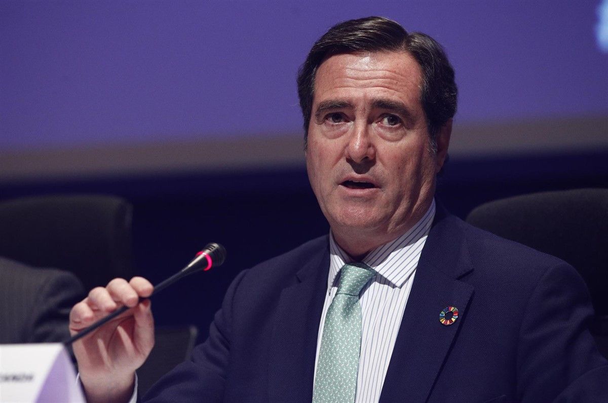 El president de la CEOE, Antonio Garamendi