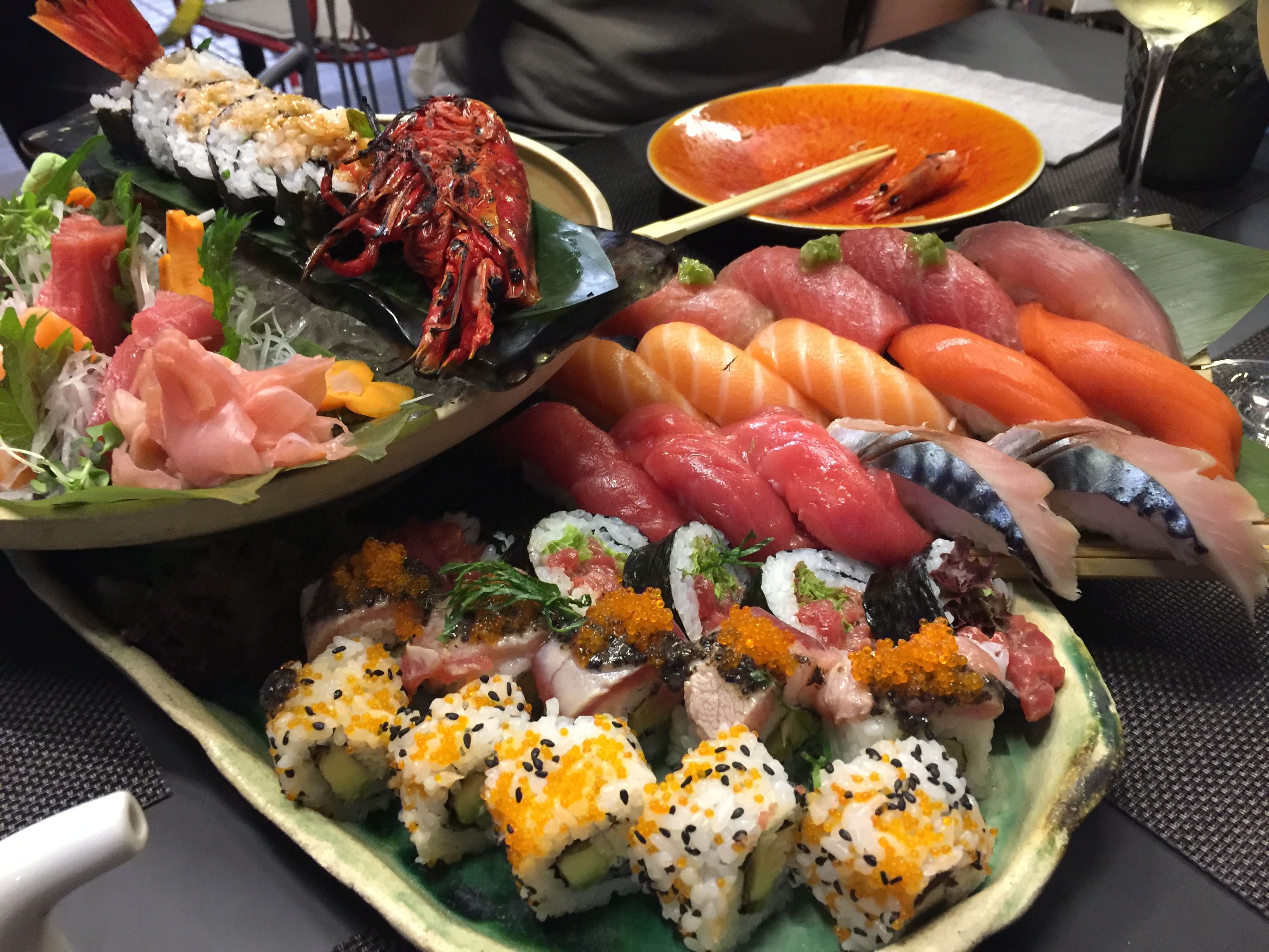 Un assortiment de sushi del Grup Nomo