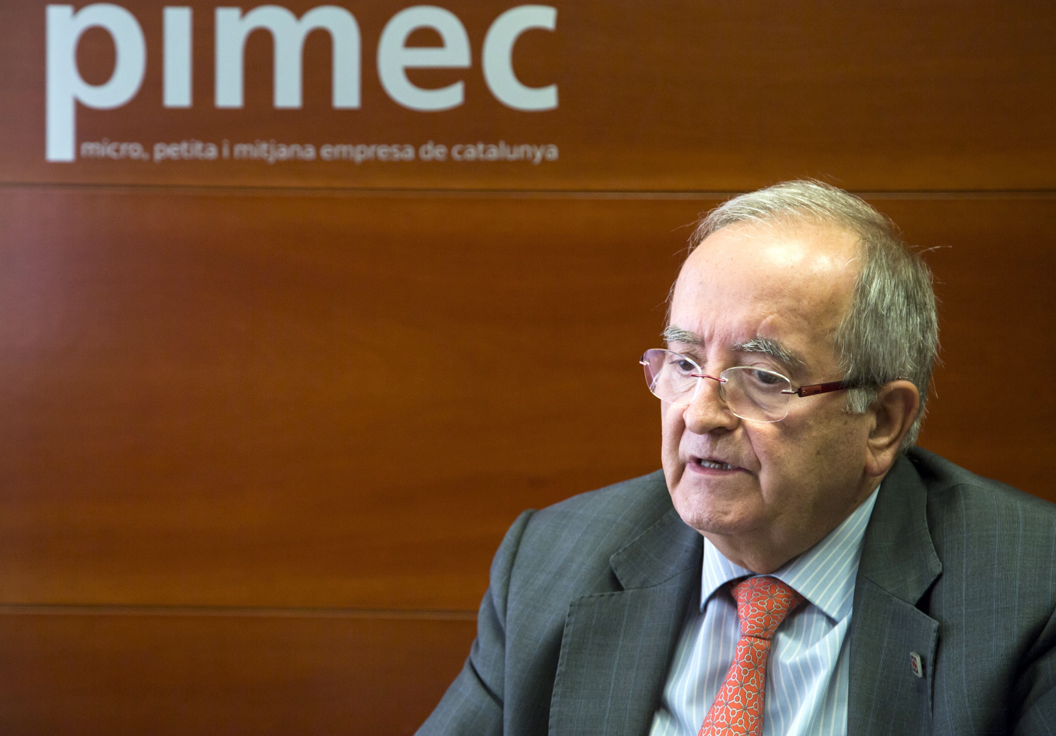 El president de Pimec, Josep González | Àngel Bravo