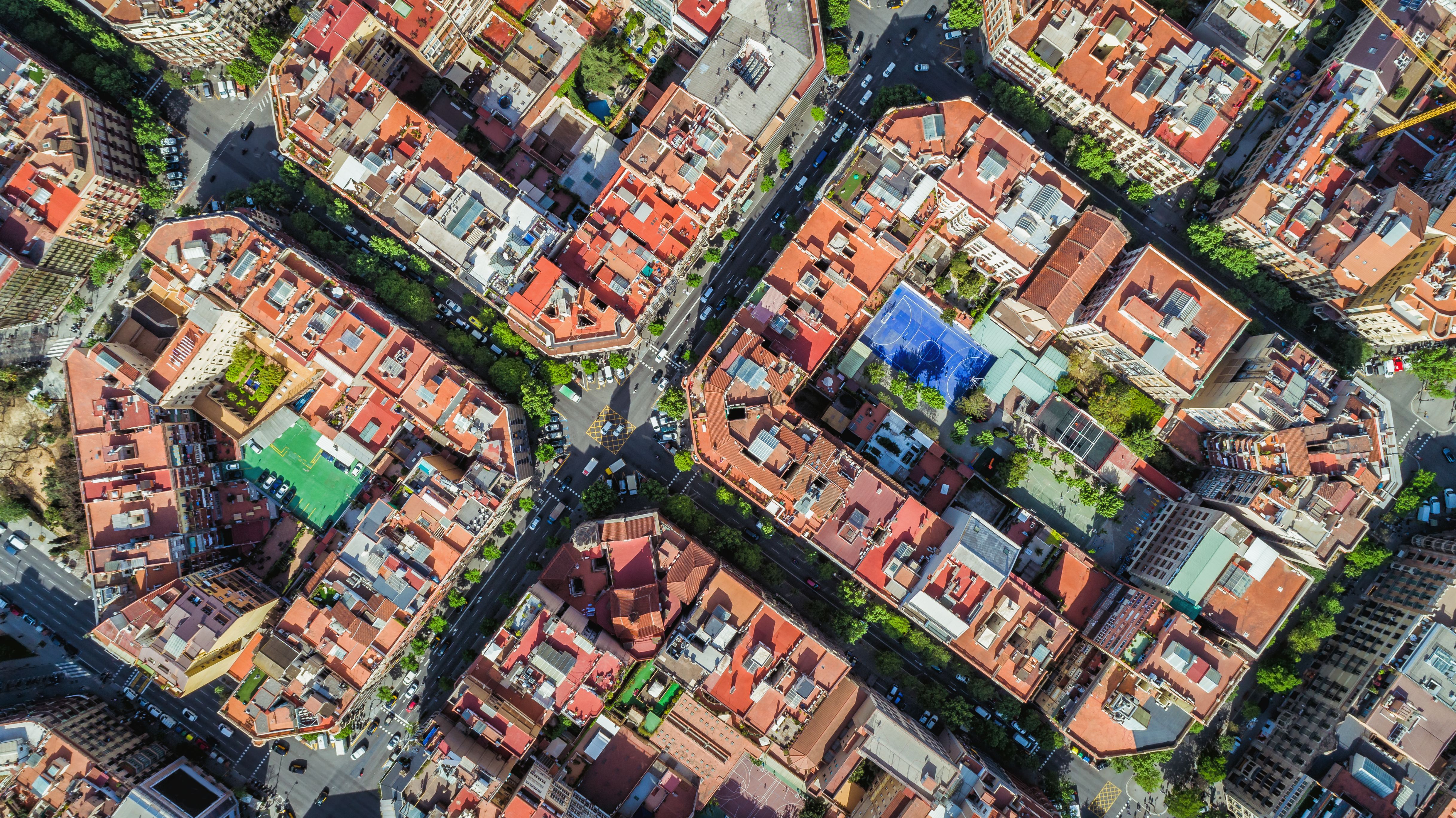 Vista aèria de Barcelona, una de les ciutats en què ha treballat Solucions Geogràfiques | iStock