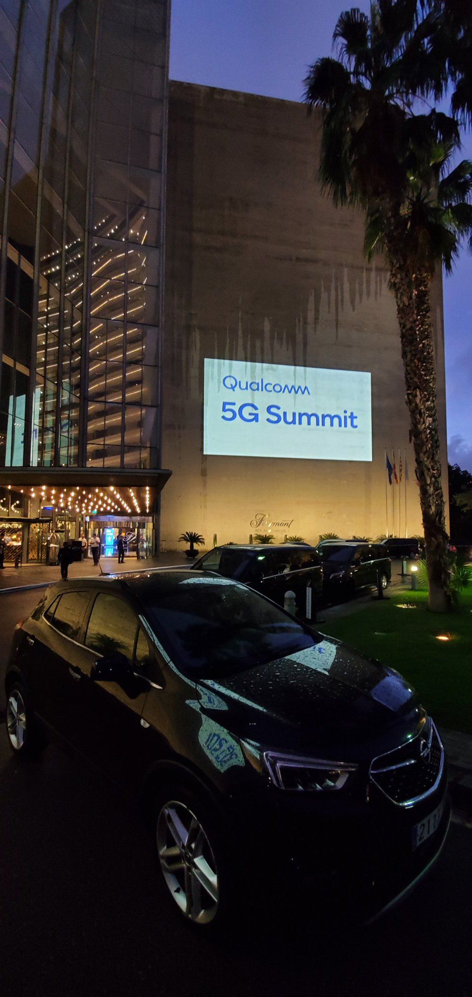 El cartel del congrés sobre el 5G en Barcelona | Cedida