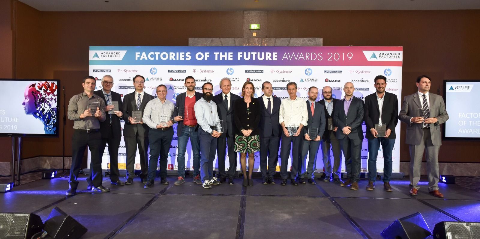 Los premiados en la última edició de los Factorías of the Future Awards de Advanced Factorías | Cedida