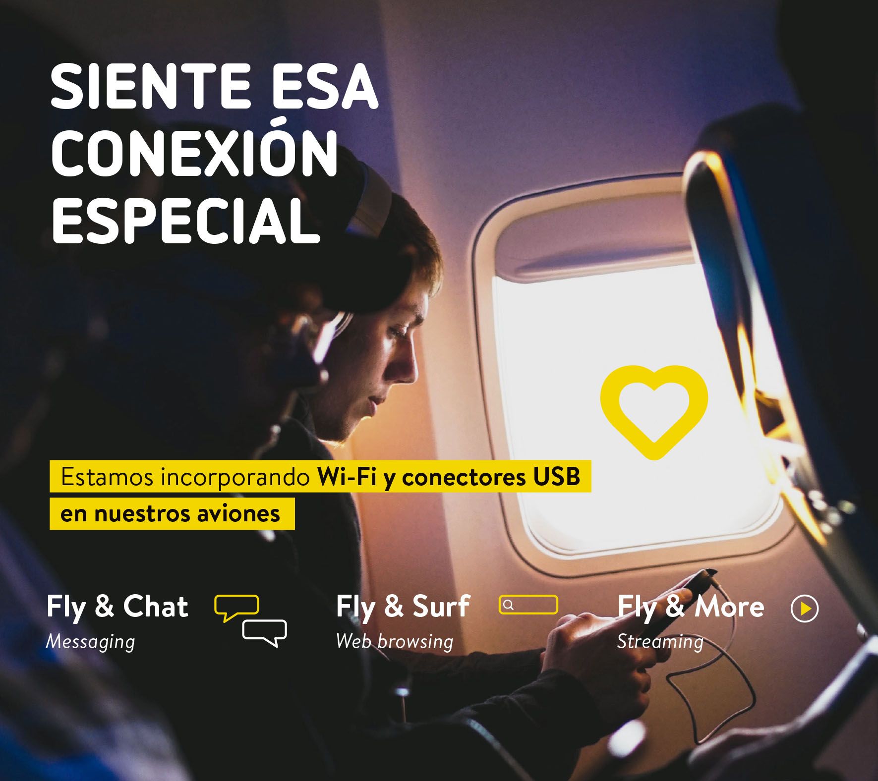 Vueling ofereis wifi de pago a sus aviones