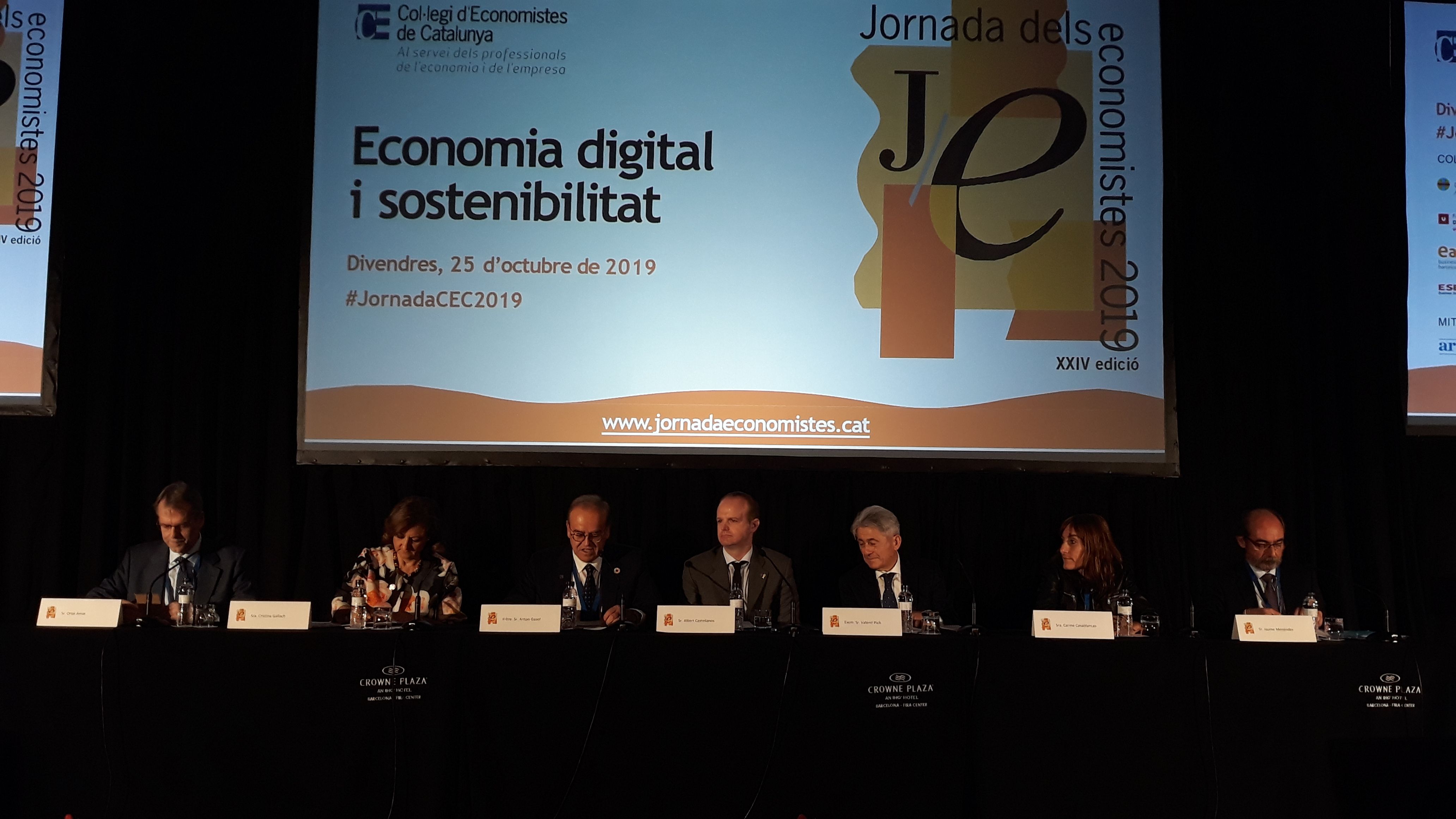 Inauguració Jornada dels Economistes 2019