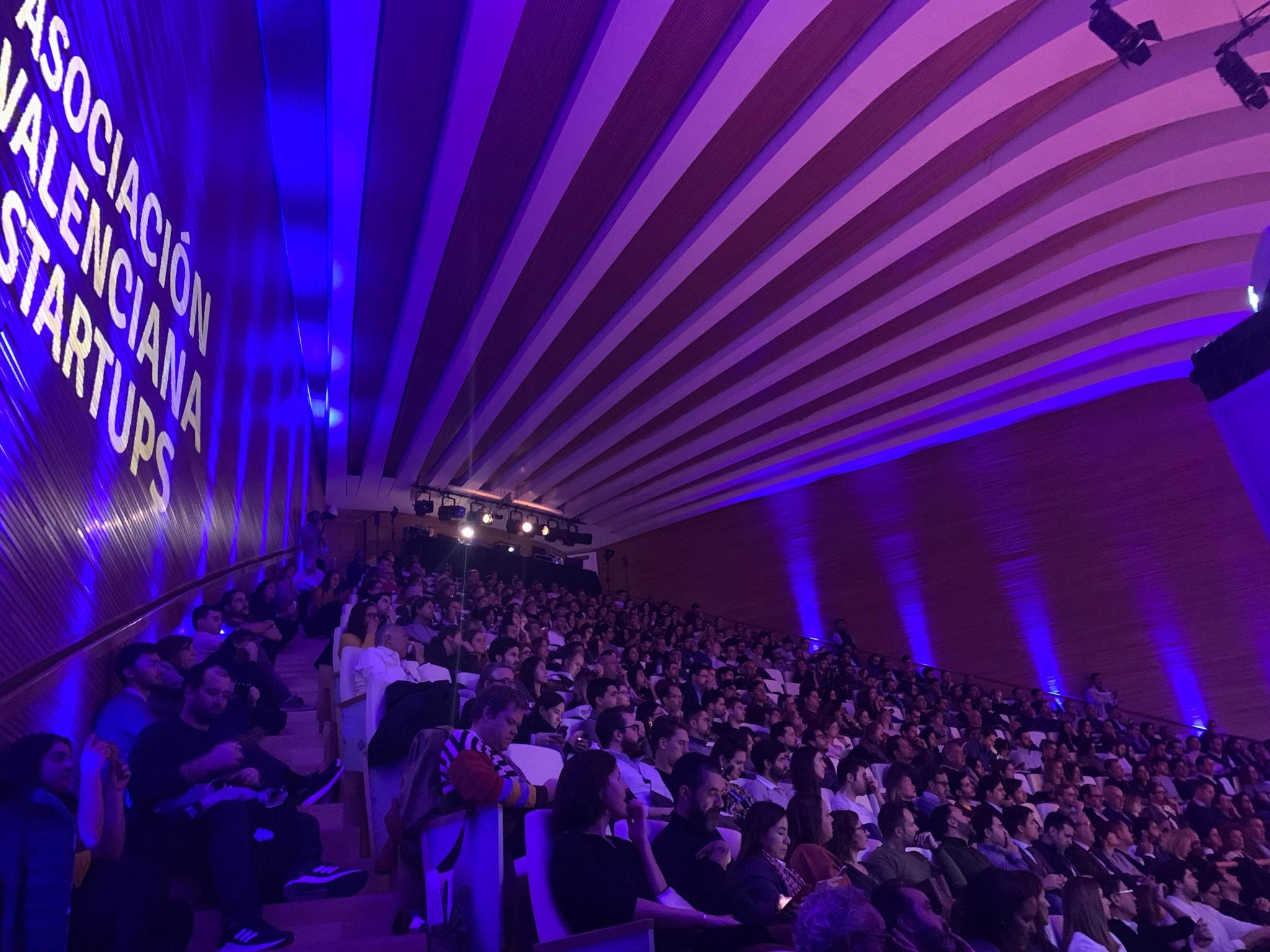 Imatge de l'interior del Palau de les Arts de València | @Startup_VLC