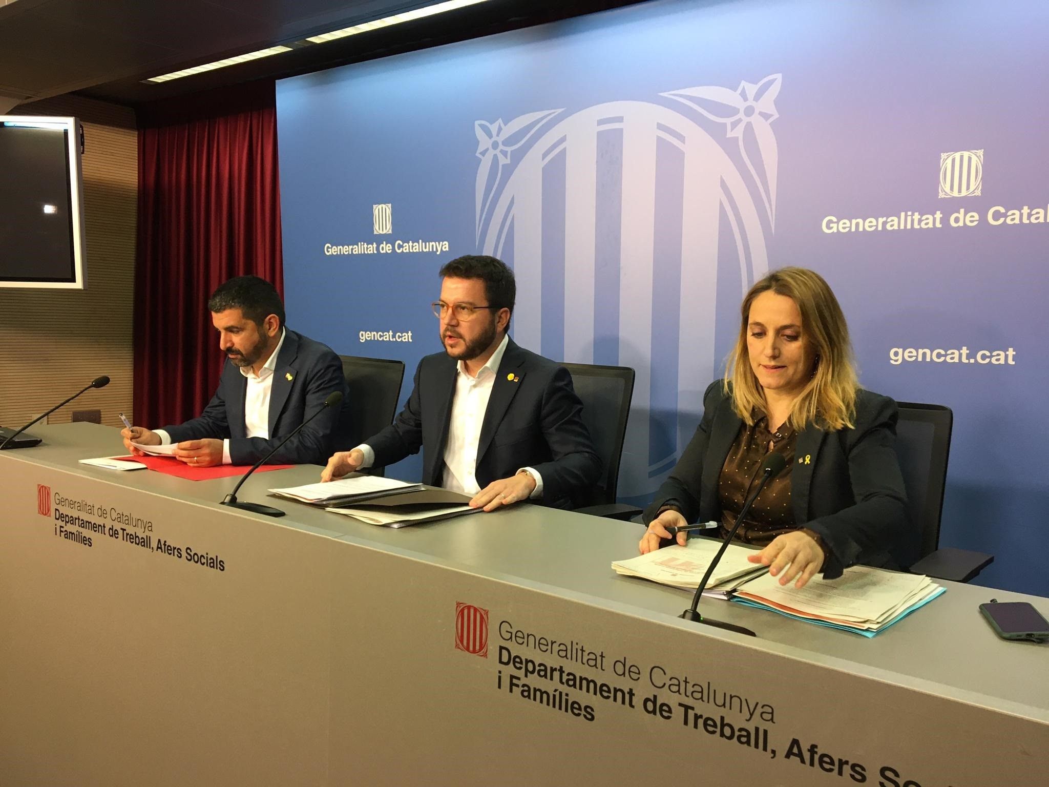 El Govern proposa un salari mínim català de referència de 1.239 euros al mes en 14 pagues