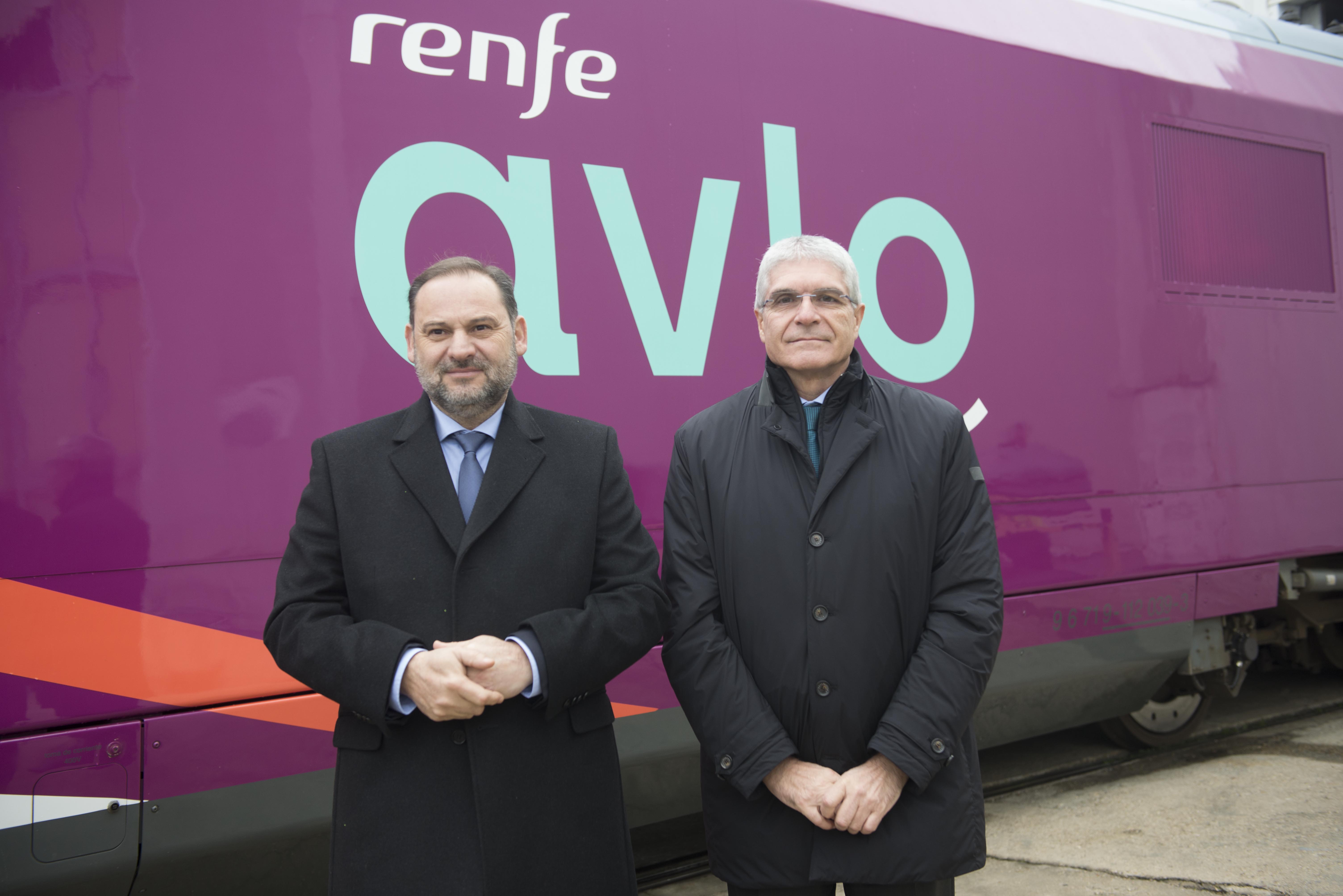 El ministro de Fomento en funciones y el presidente de Renfe | Cedida