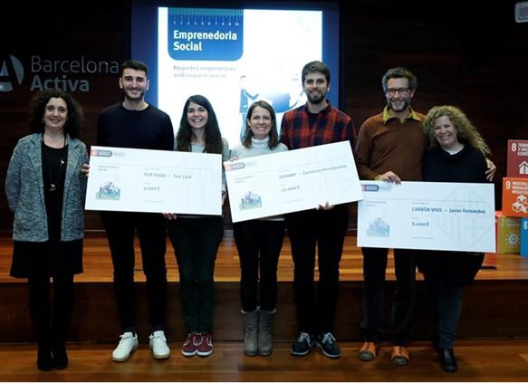 Els guanyadors i finalistes dels premis de Barcelona Activa | Cedida