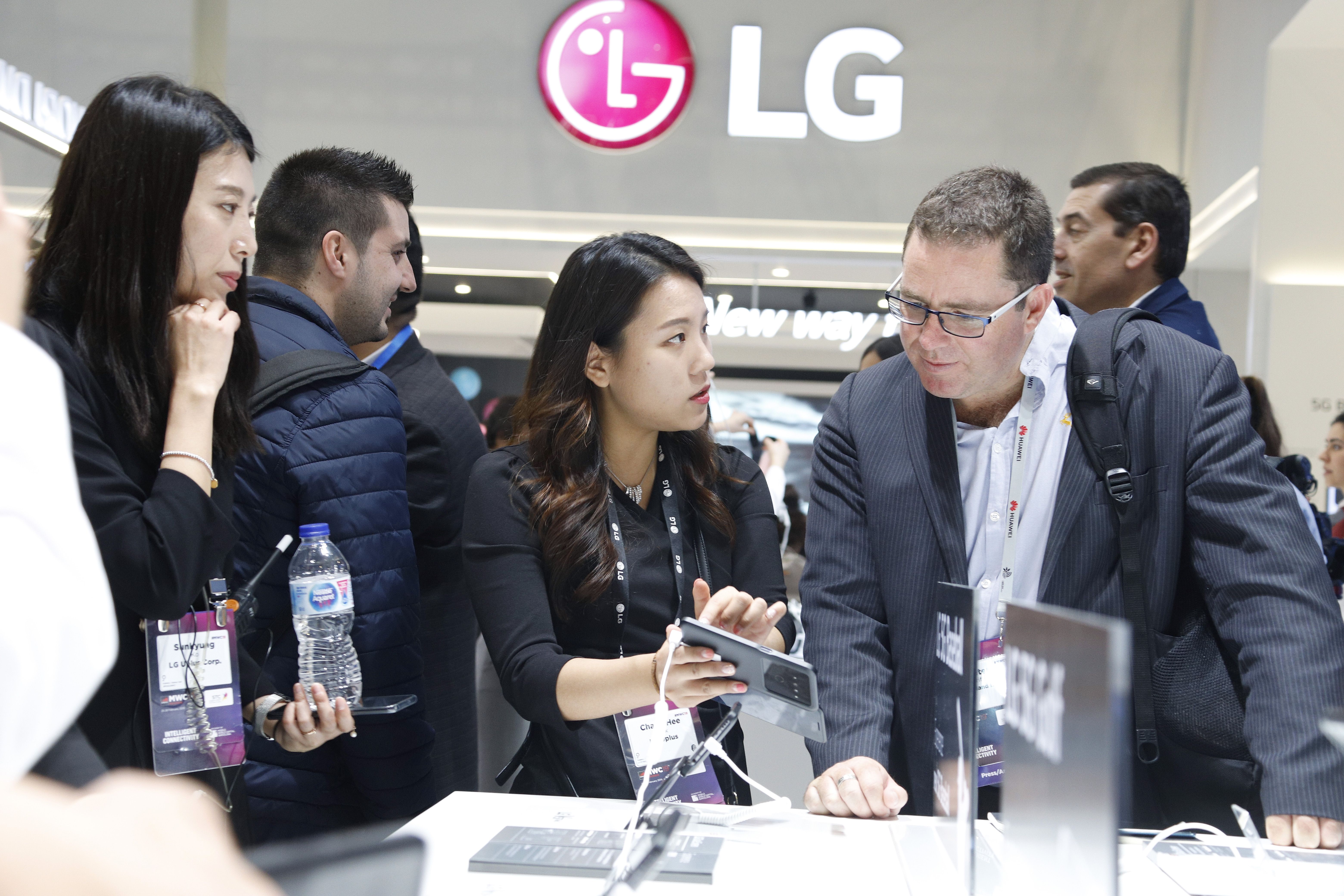 L'estand d'LG durant el Mobile World Congress de l'any passat | Europa Press