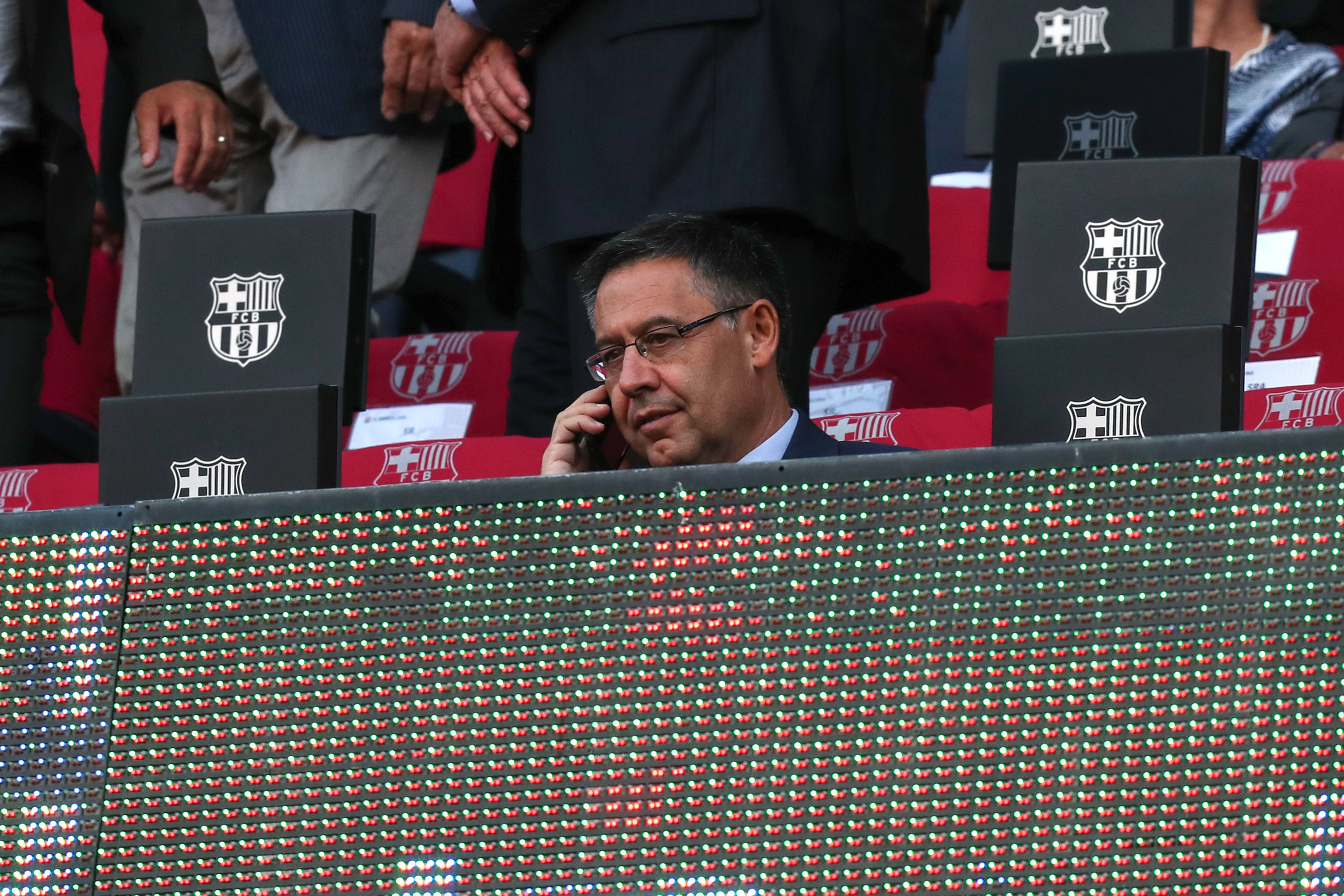 El president del FC Barcelona, Josep Maria Bartomeu | Europa Press