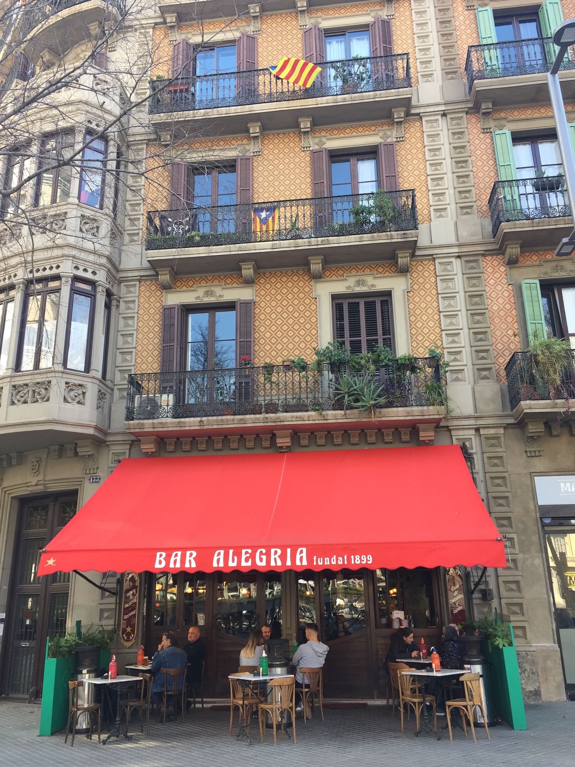 El exterior del Bar Alegría | Cedida