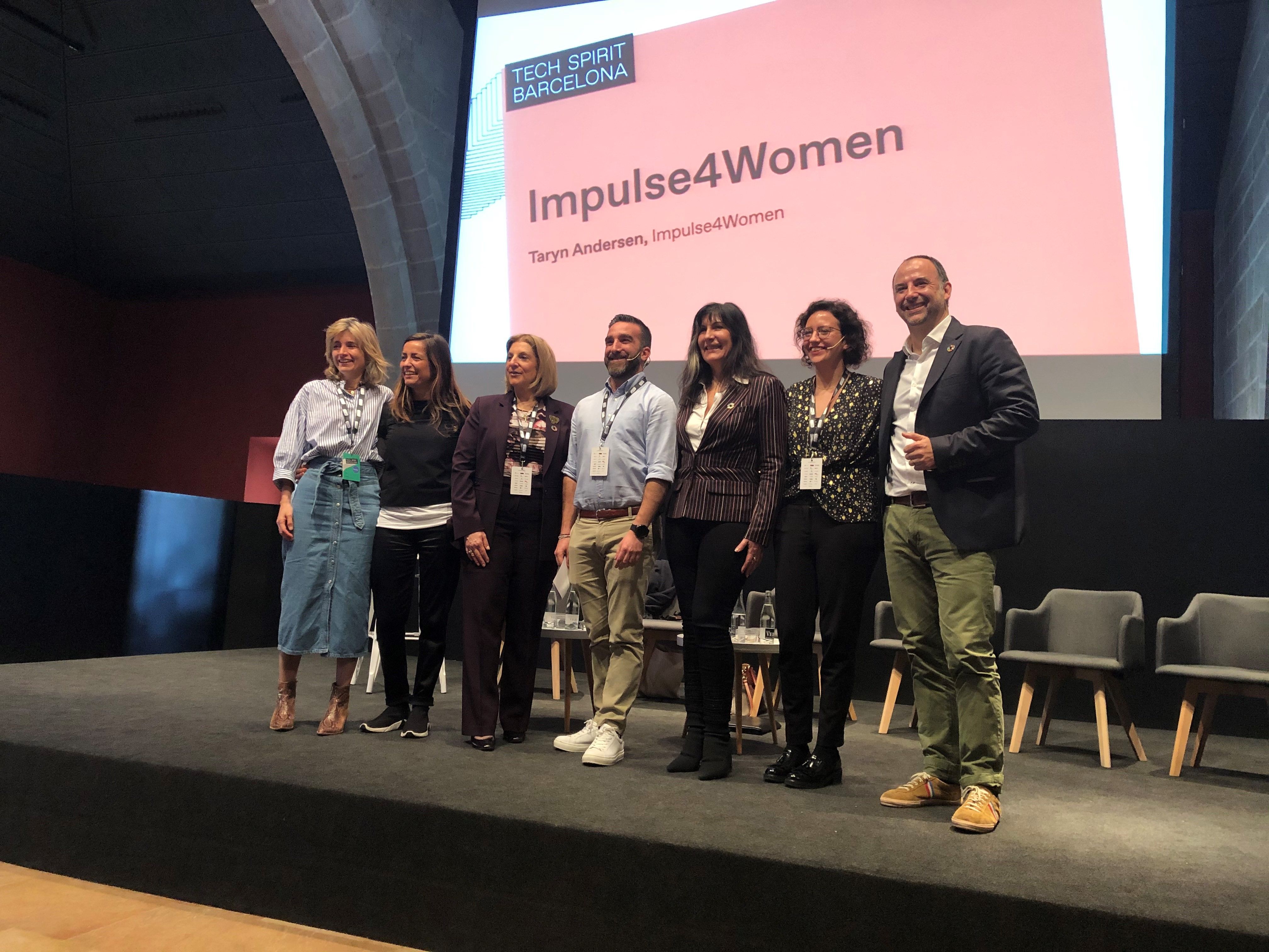 Presentació de Impulse4Women en el Tech Spirit Barcelona | Cedida