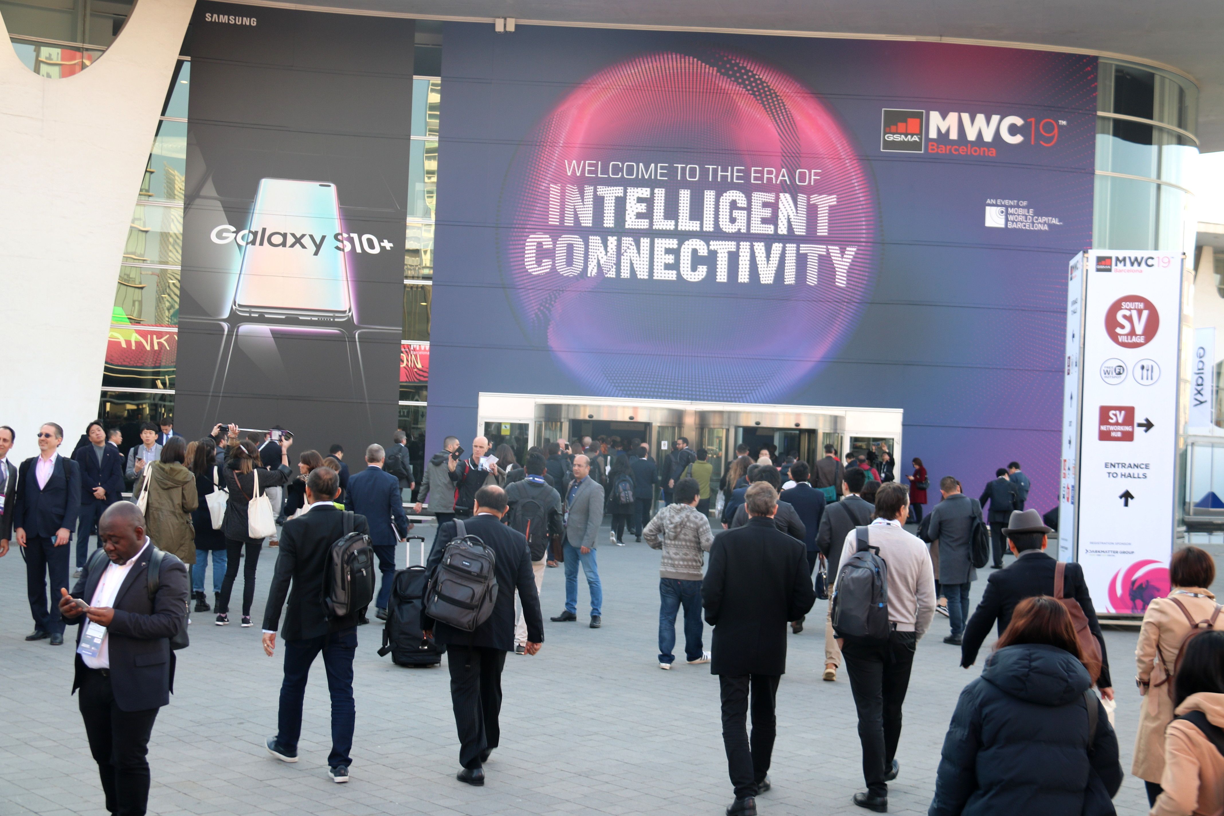 L'entrada del MWC en l'edició 2019 | ACN