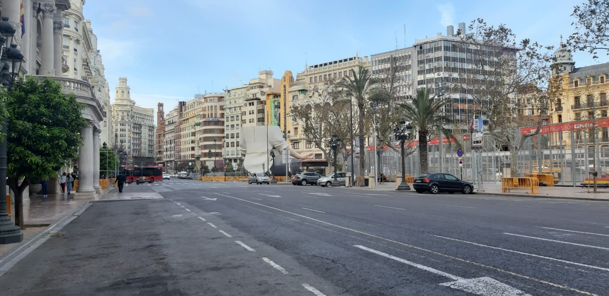 Els carrers buits de València. | EP