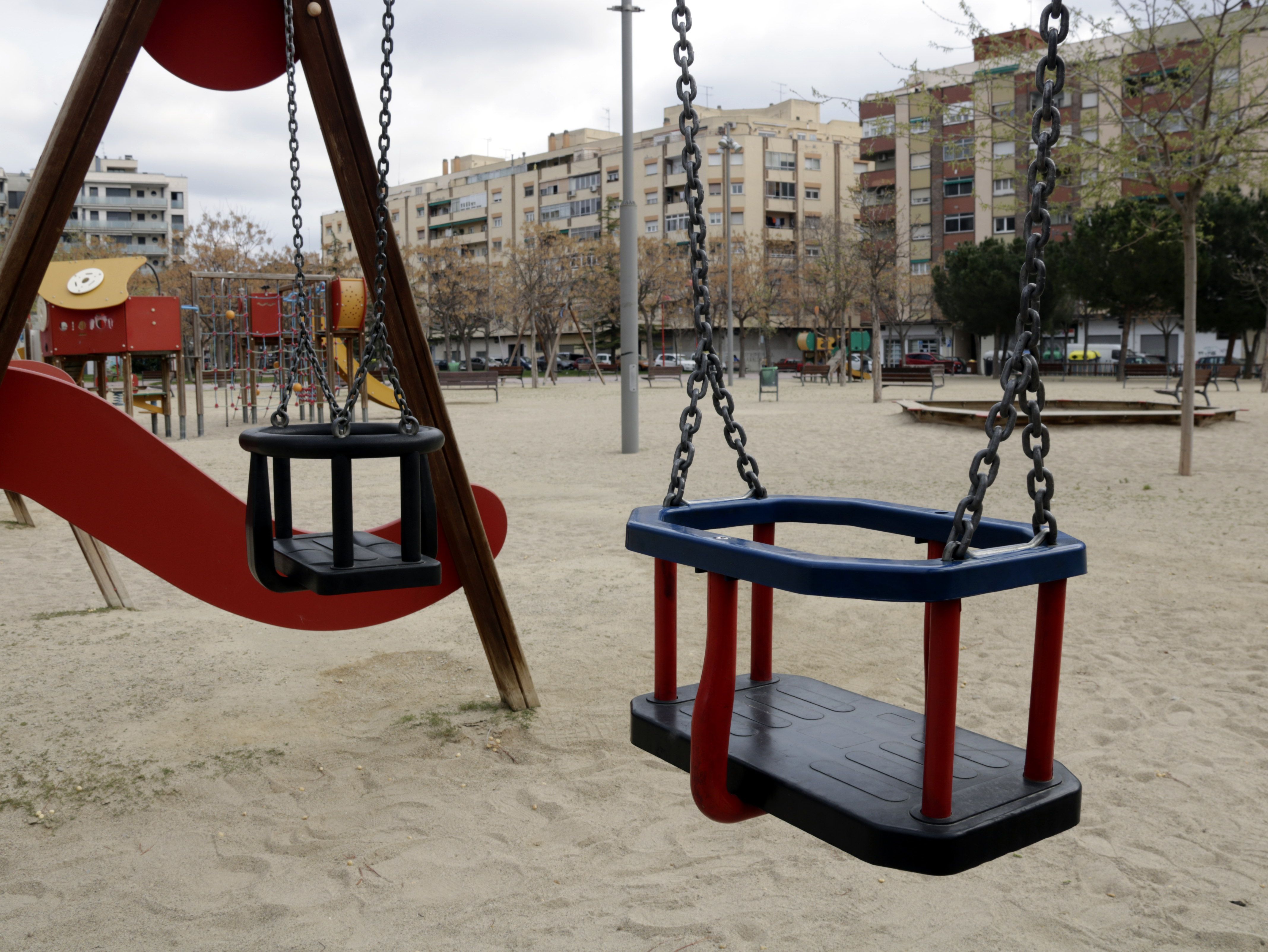 Parc buit de nens al barri de Cappont, a Lleida | ACN (A. Berga)