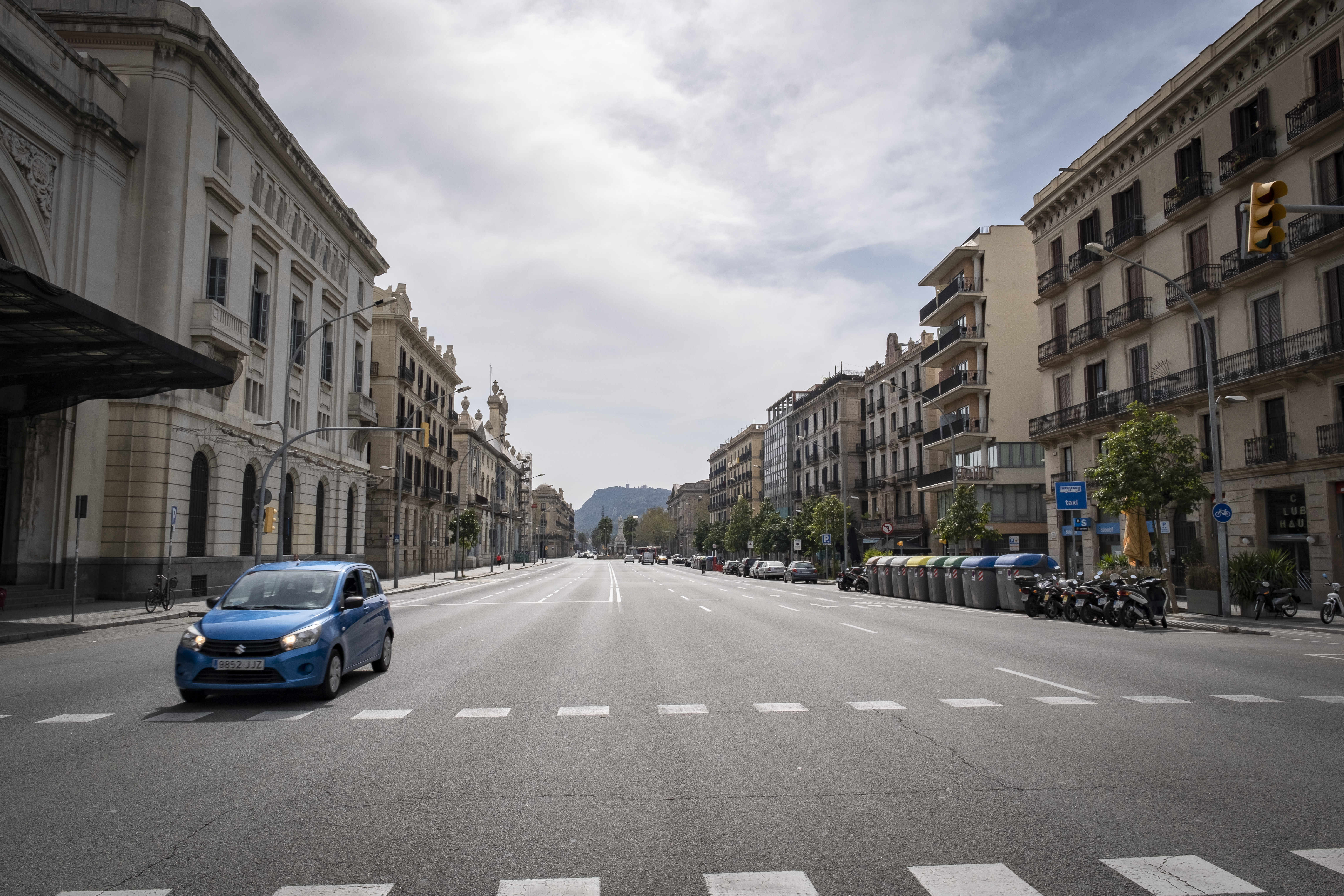 Els voltants de l'Estació de França de Barcelona, buits per l'estat d'alarma | Europa Press