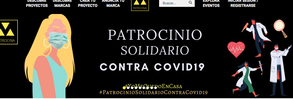 Campaña de patrocinio solidario de PATROCINAMOS