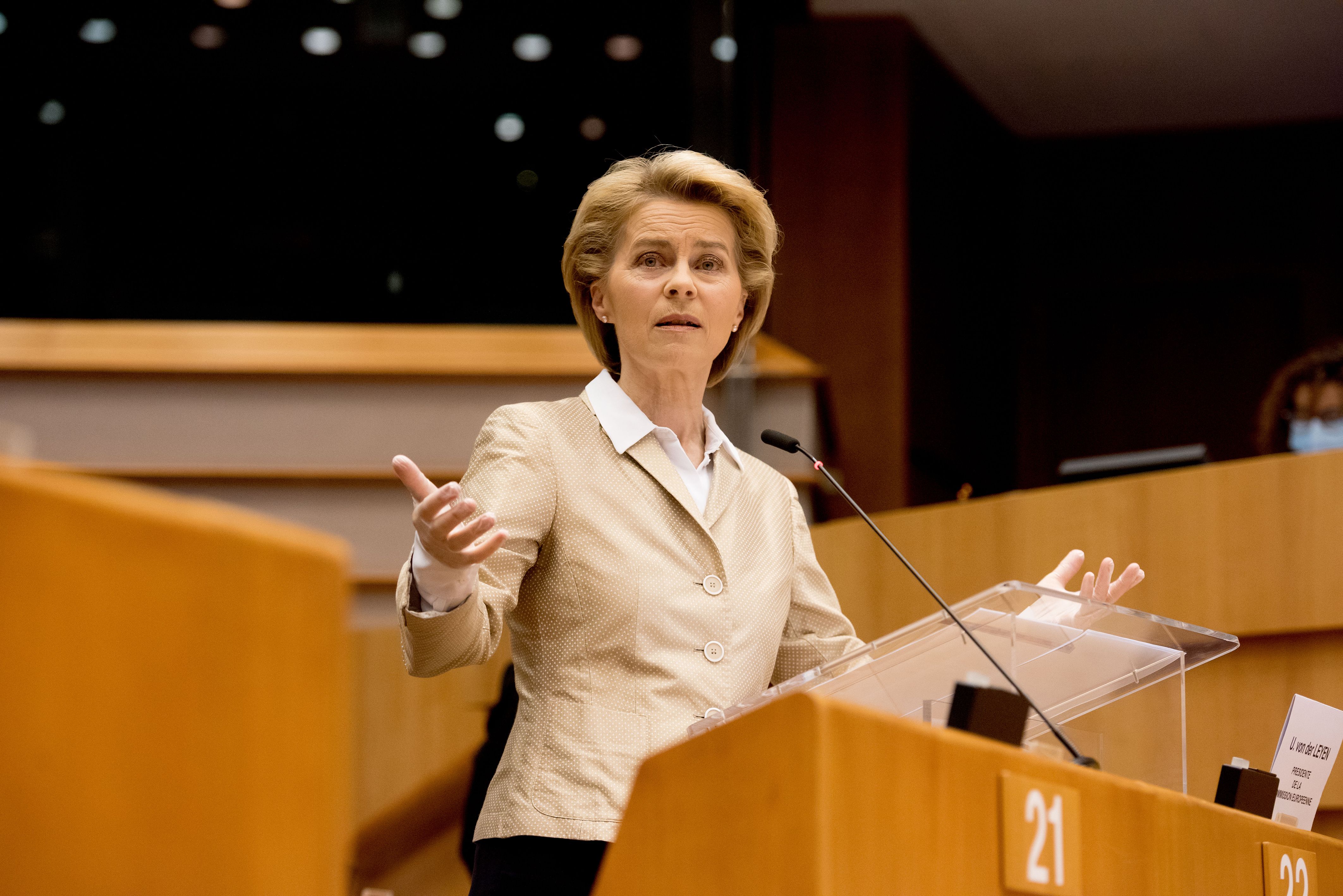 La presidenta de la Comissió Europea, Úrsula Von der Leyen | ACN