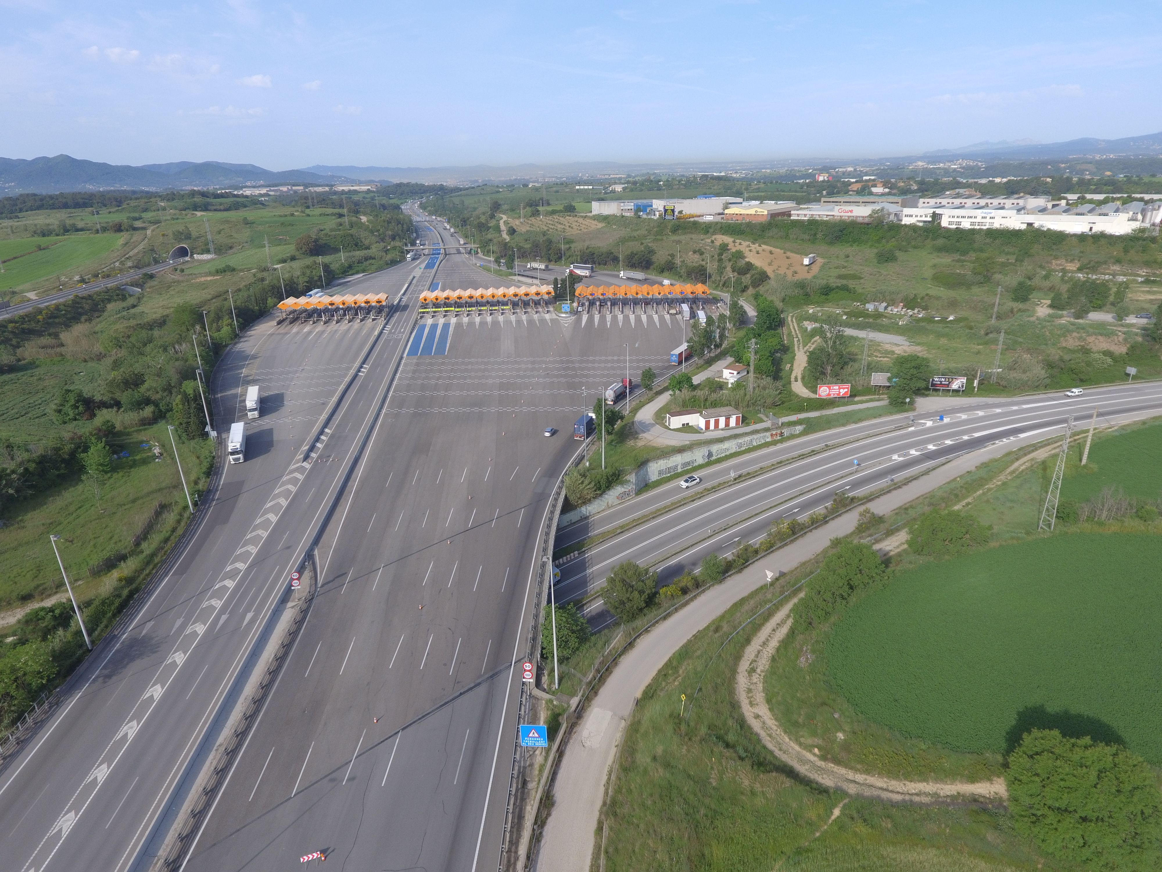 El peatge de la Roca del Vallès pràcticament buit el 5 de maig | ACN