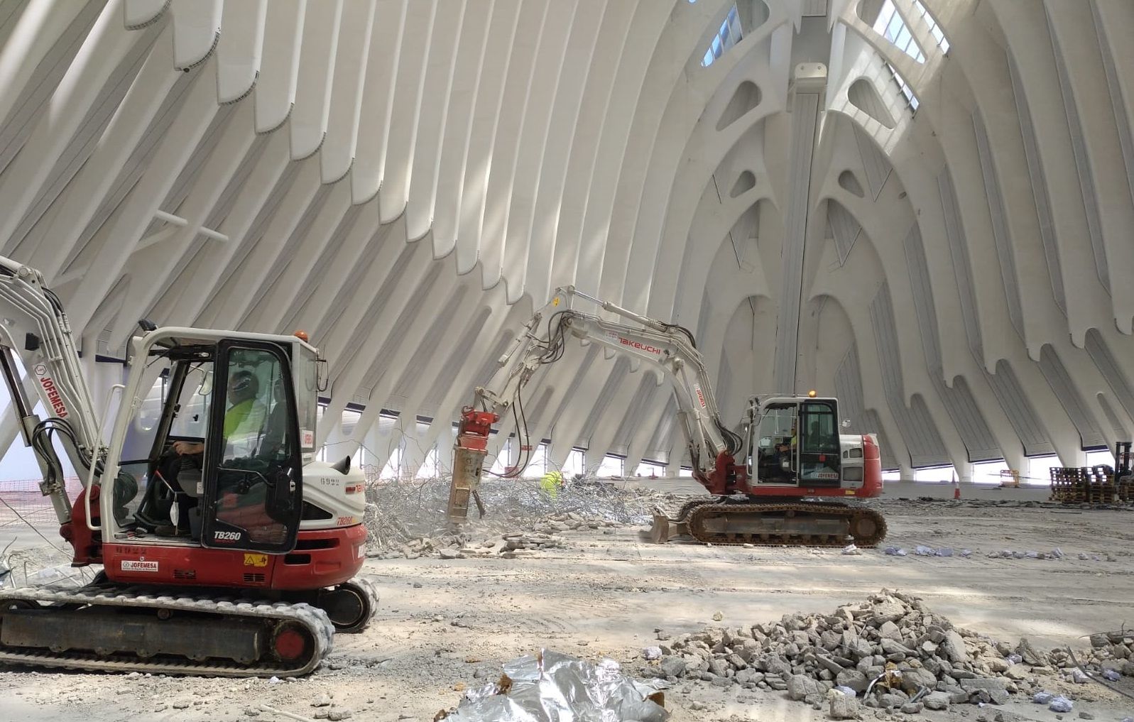 Reanudació de las obras de CaixaFòrum Valencia | Cedida