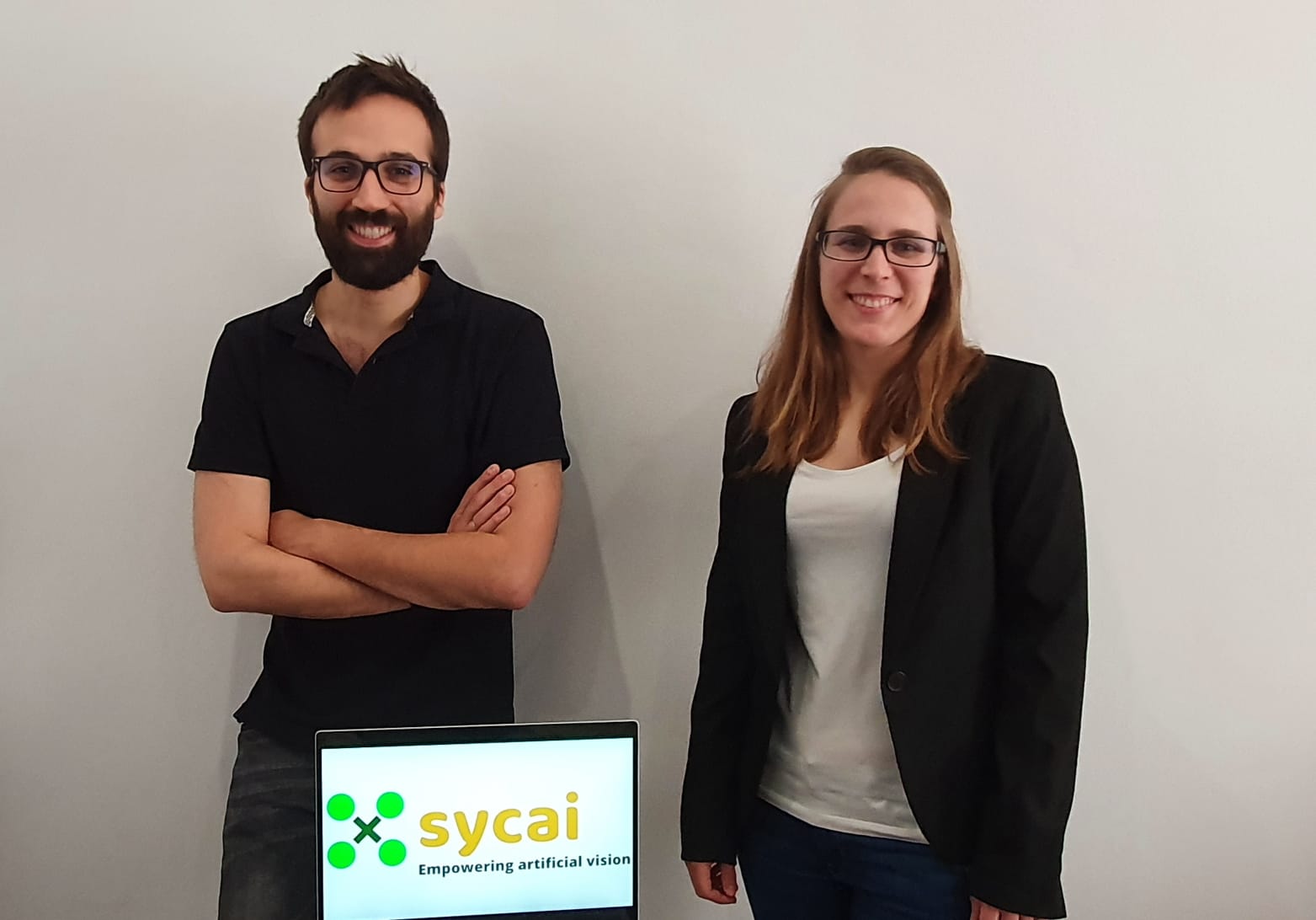 Sara Toledano i Javier Garcia, fundadors de Sycai Technologies | Cedida