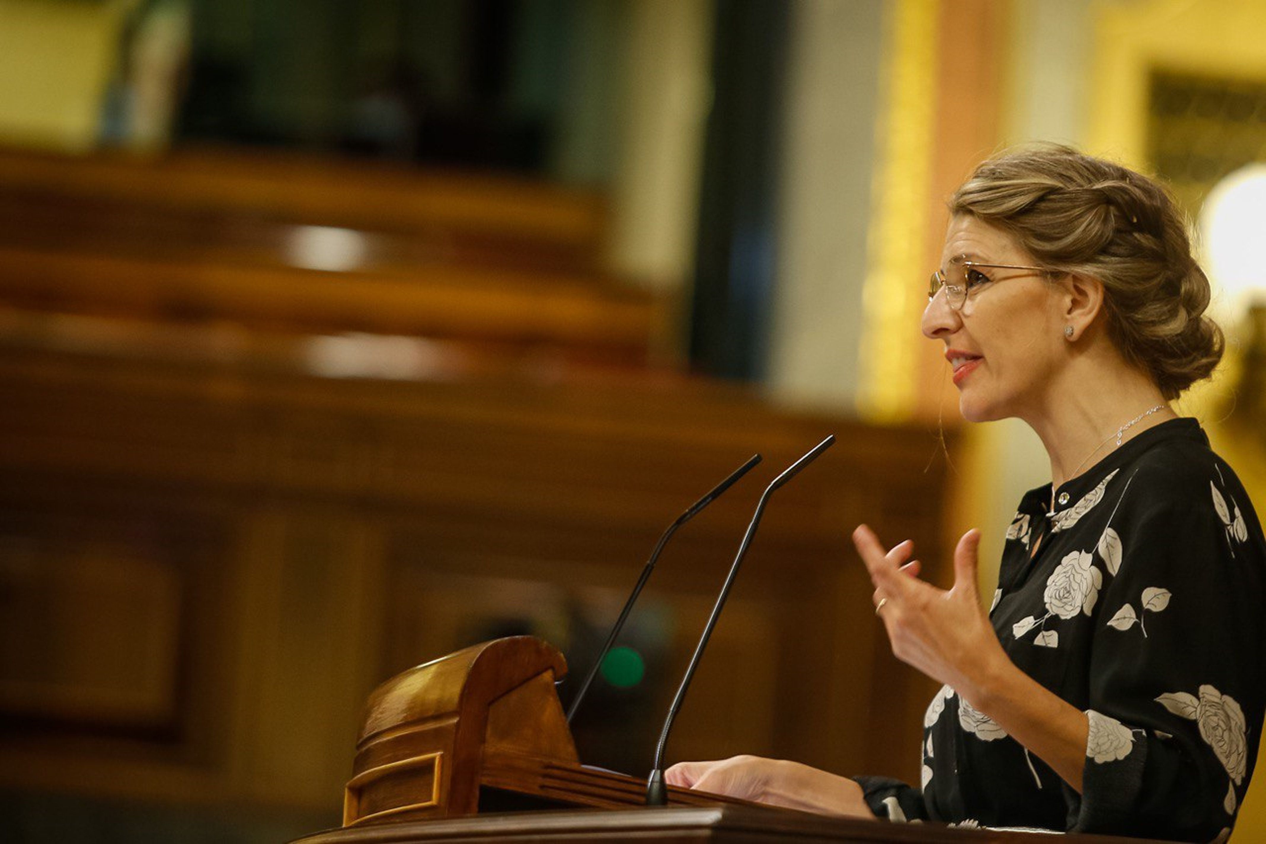 La ministra de Trabajo Yolanda Díaz sostiene que la derogación de la reforma laboral "seguirá su curso" | Congreso de los Diputados