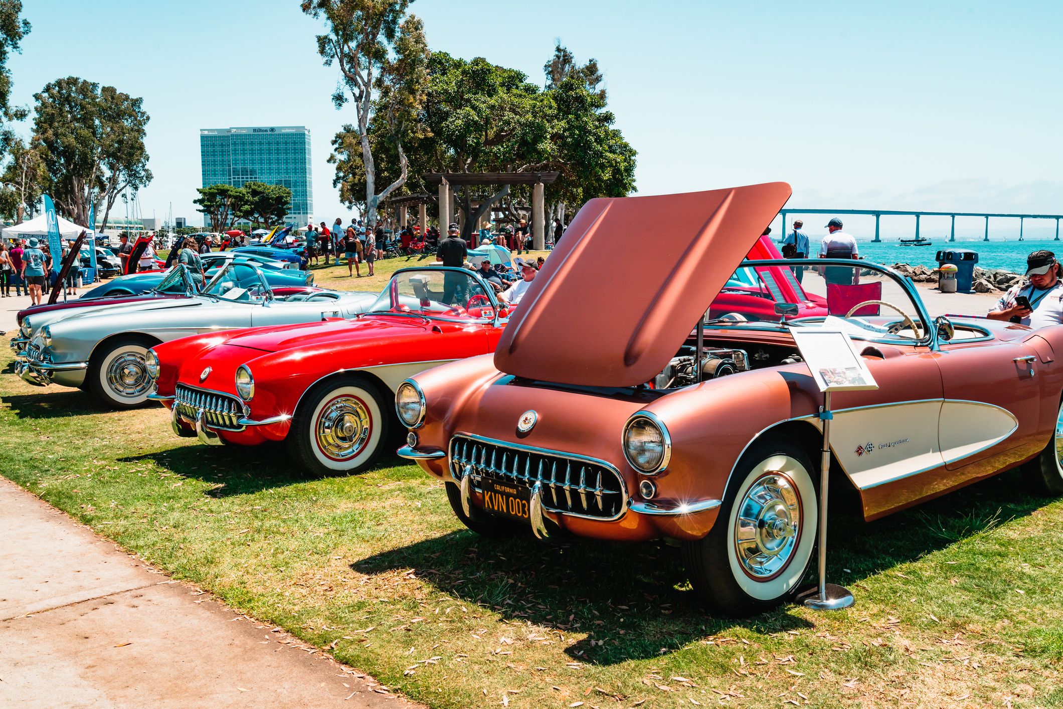 Una exposició de cotxes vintage a San Diego. | iStock