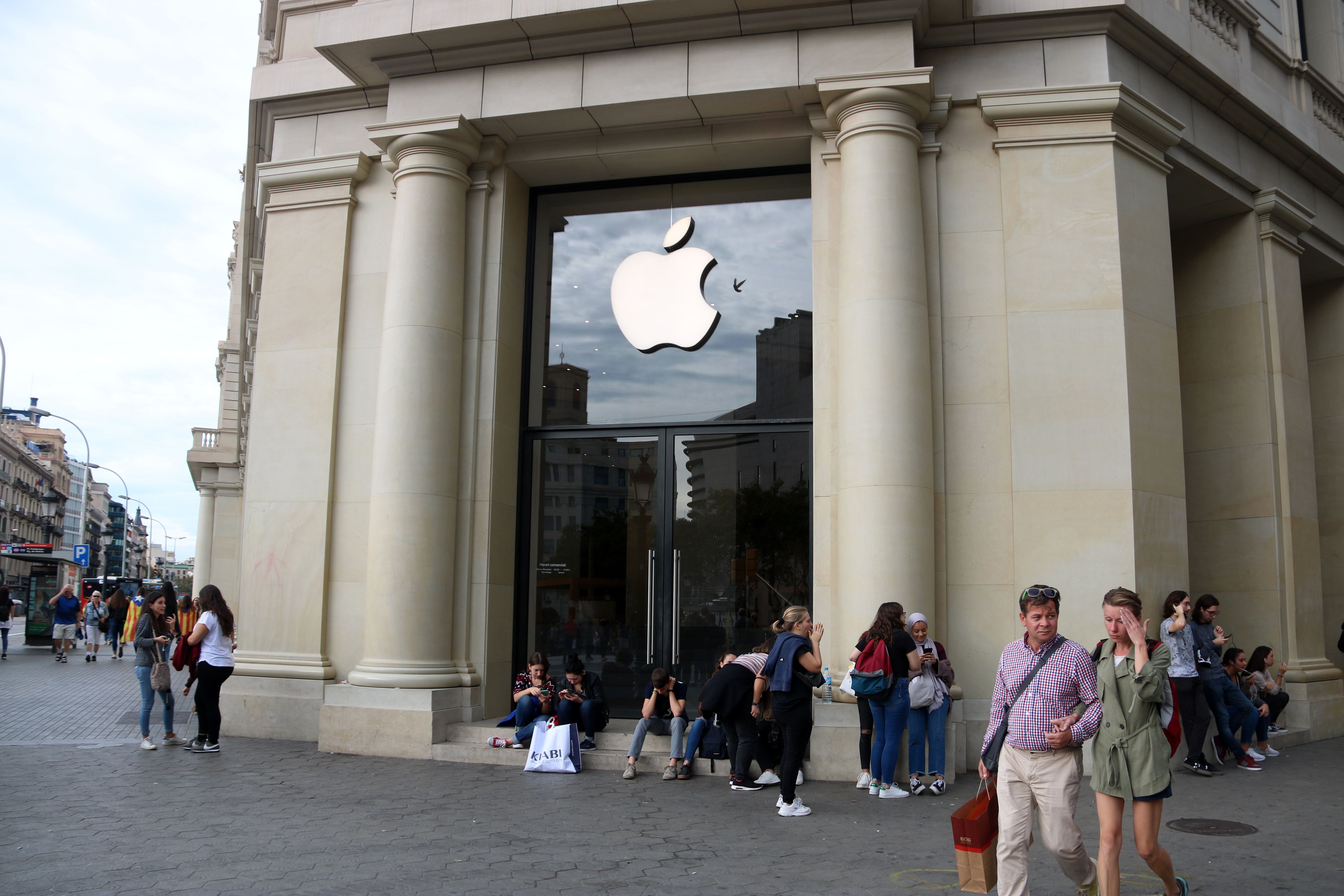 La tienda de Apple a Barcelona. | ACN