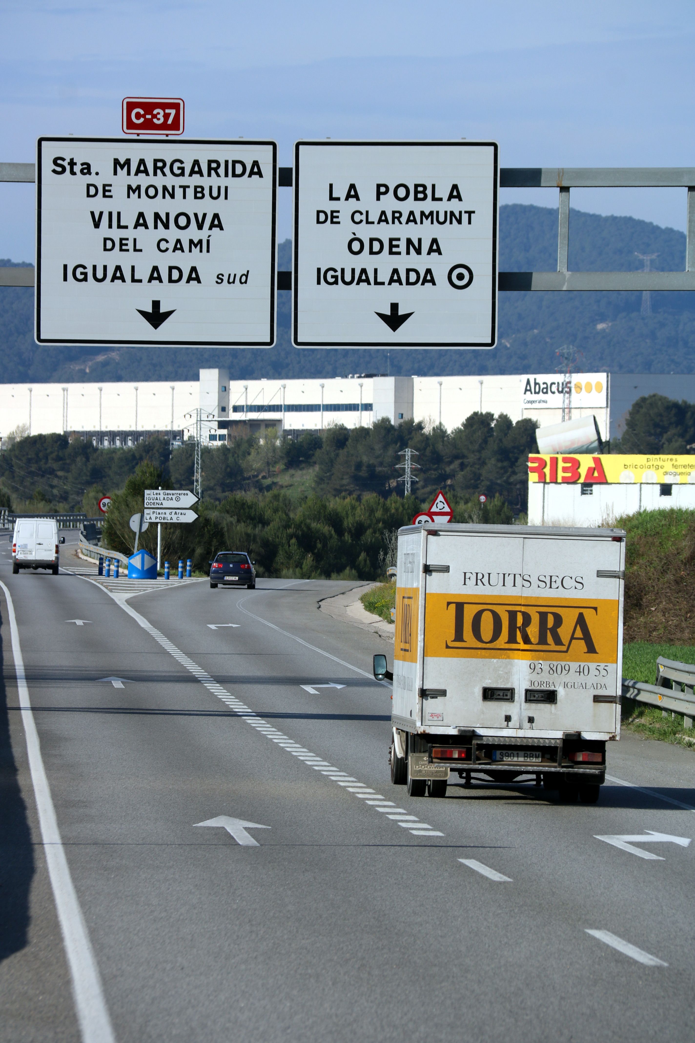 Els accessos a Igualada, una de les ciutats de l'Anoia més afectada pel coronavirus | ACN