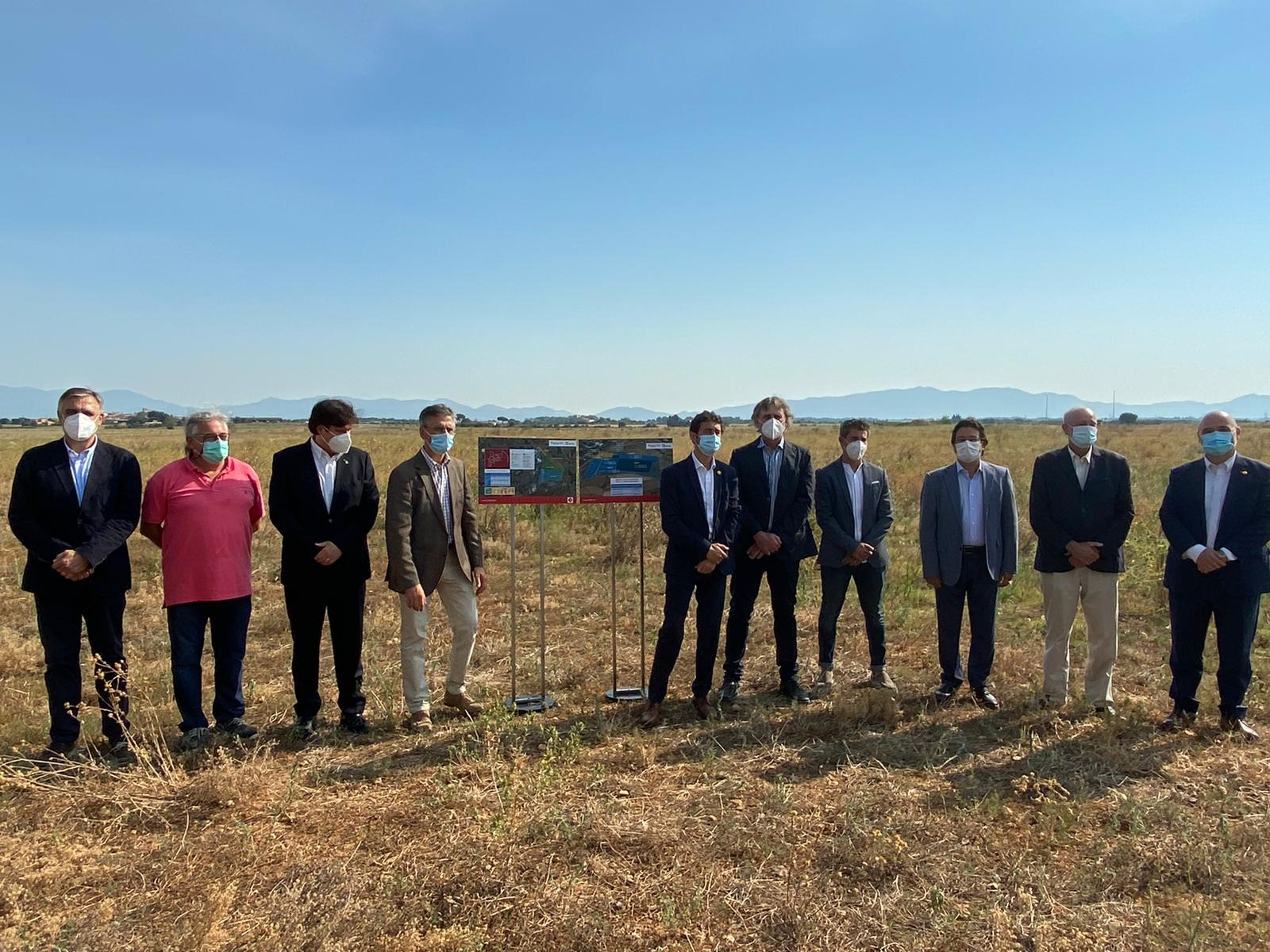 Damià Calvet presideix la segona fase d'urbanització de Logis Empordà | Departament de Territori