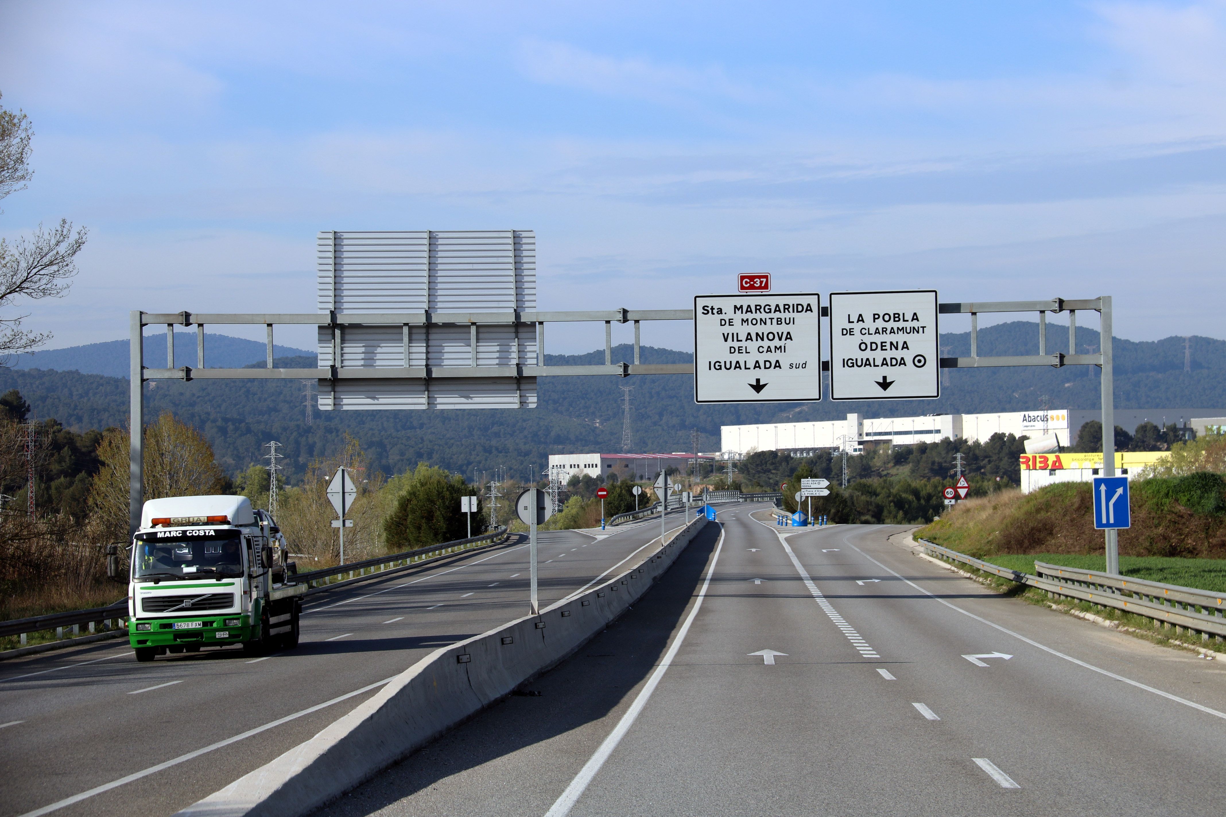 Los accesos a Igualada, capital del Anoia | ACN