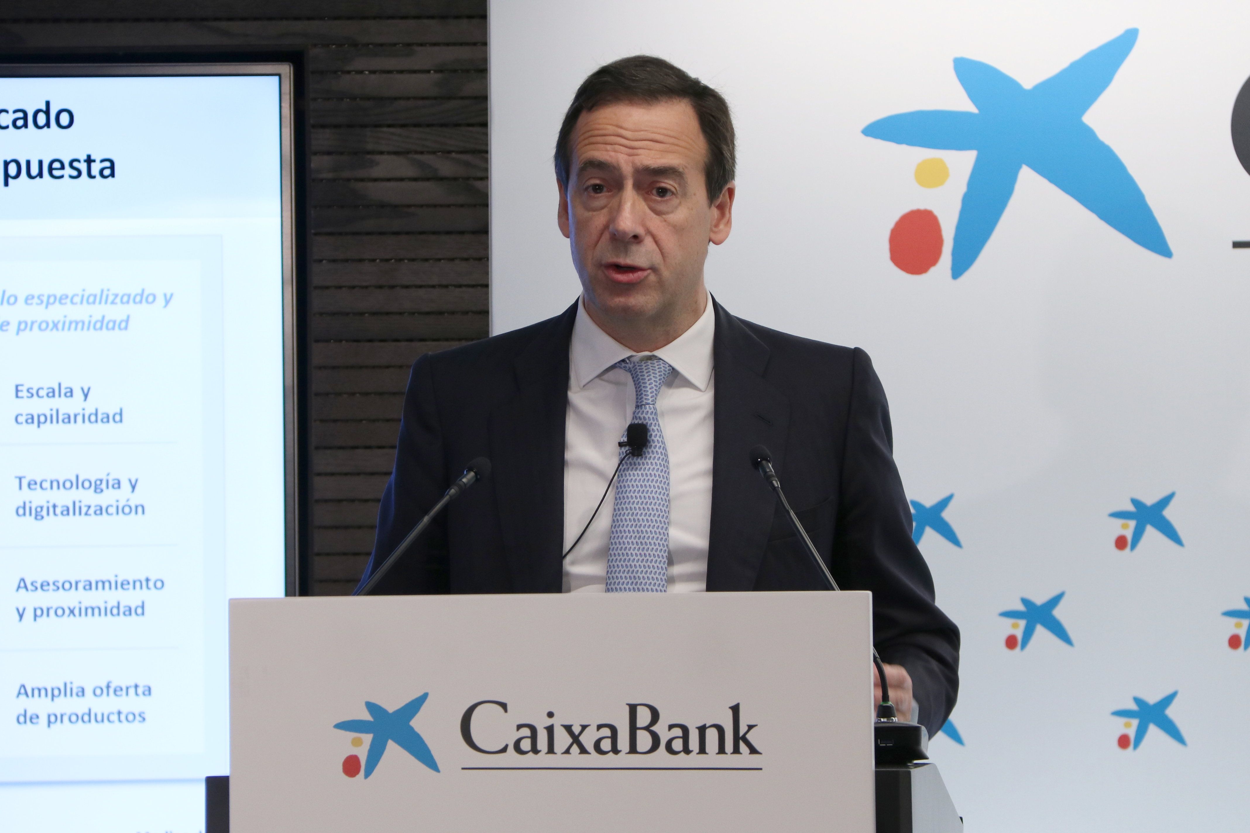 El consejero delegado de Caixabank, Gonzalo Gortázar, en una imagen de archivo | ACN