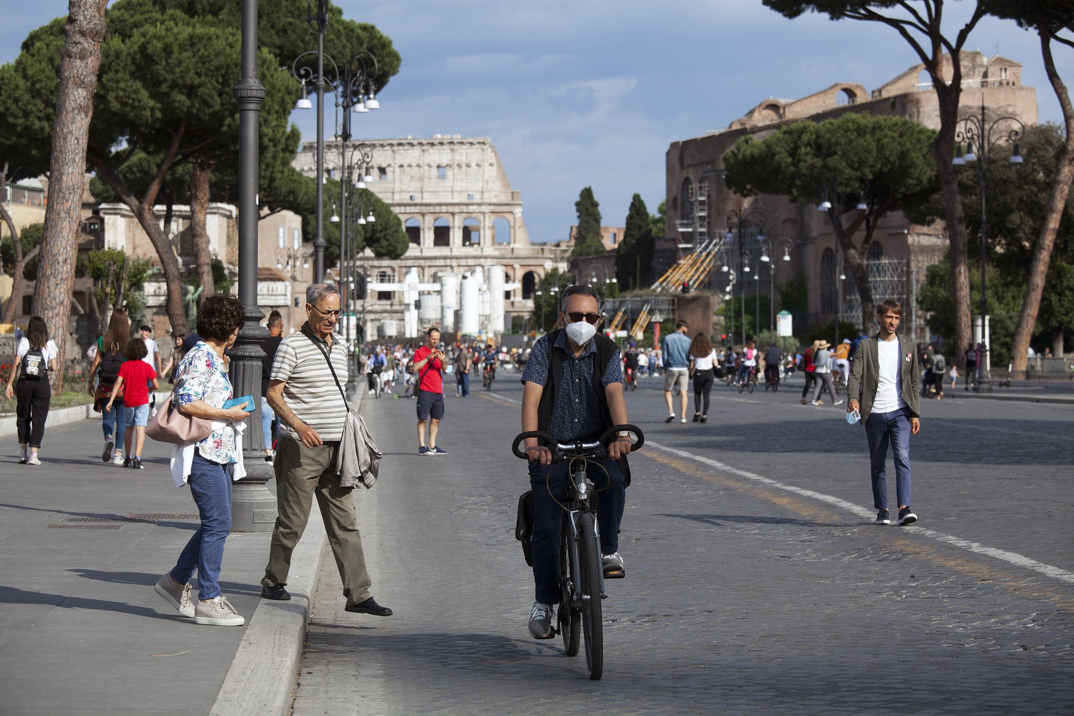 La ciutat de Roma, en plena desescalada, al juny | SaraSette  (iStock)