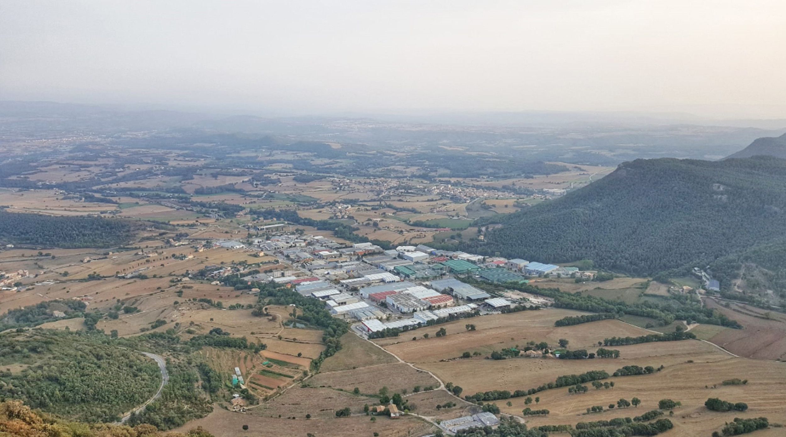 Vista aèria del polígon de la Valldan de Berga | ACN