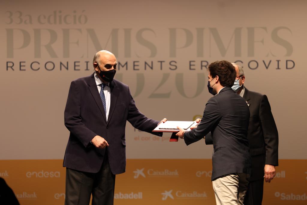 VÍA Emprendida recibe el premio Pyme 2020 a la lengua como herramienta de cohesión. | Pimec