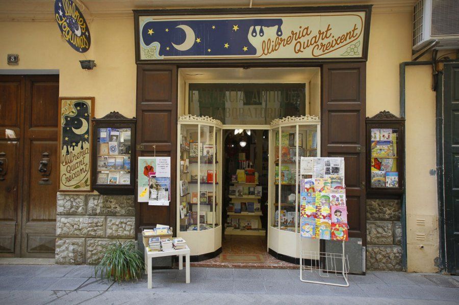 El exterior de la librería Quart Creciendo del centro de Palma | Cedida