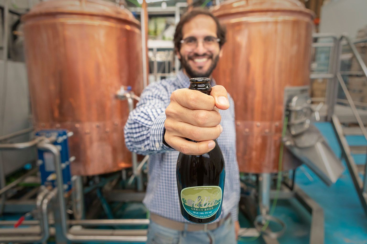 Ivan Caelles, el creador d'Oliba Green Beer | Cedida