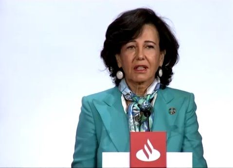 Ana Botín, presidenta del Banc Santander, en una imatge d'arxiu | Europa Press